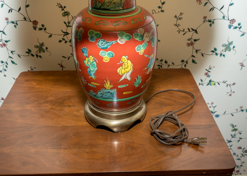 Chinese Ginger Jar Table Lamps EBTH