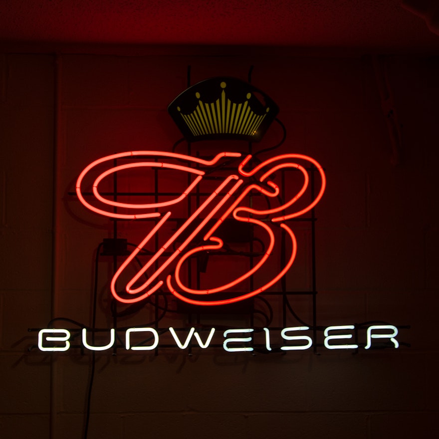 Budweiser Neon Signer | Ébronçage