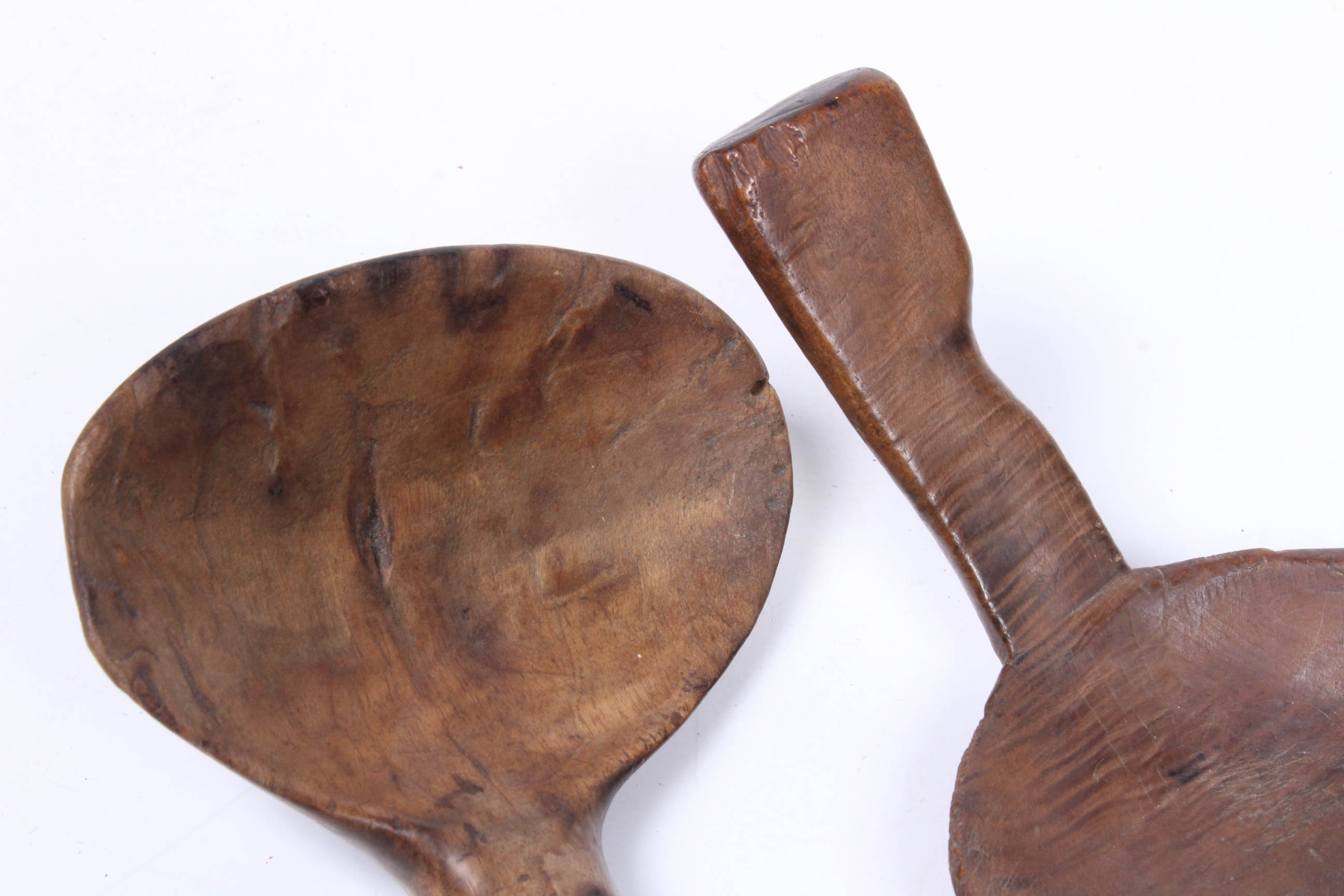 Antique Primitive HandCarved Wooden Butter Paddles EBTH