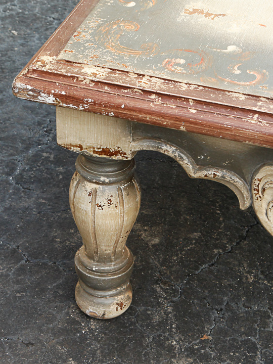 Painted Distressed Coffee Table EBTH