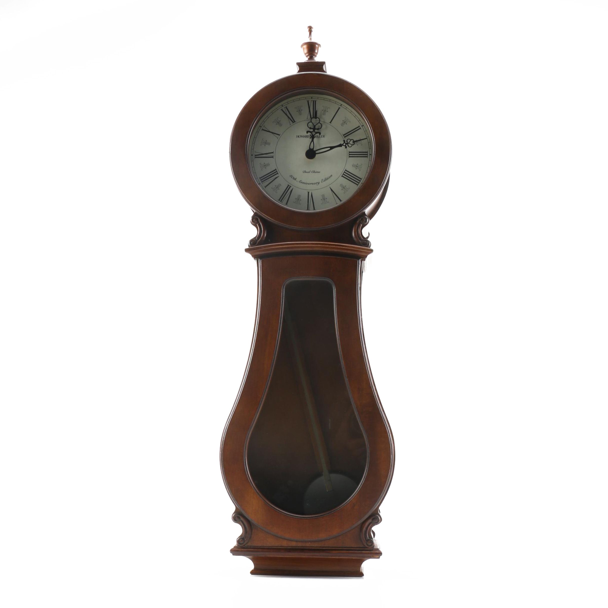 Howard Miller 80th Anniversary Edition Dual Chime Wall Clock EBTH