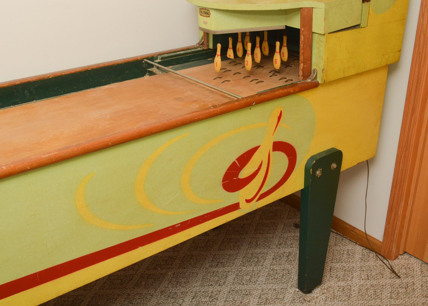 Vintage Bally Shuffle Champ Arcade Bowling Machine EBTH