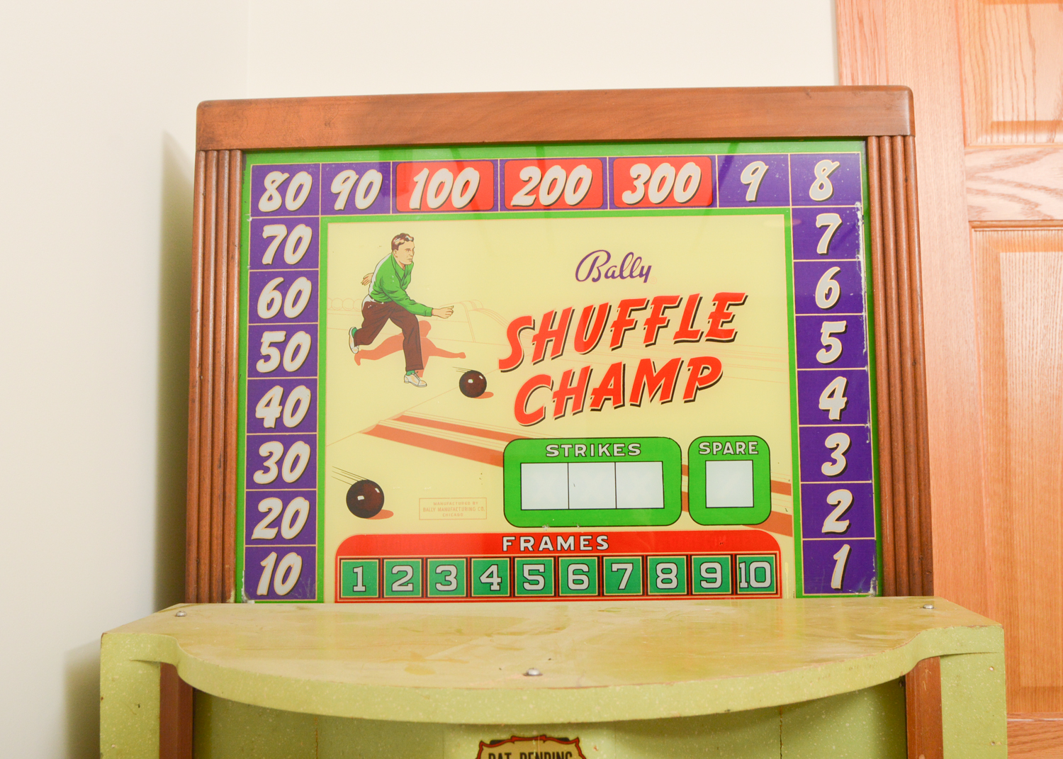 Vintage Bally Shuffle Champ Arcade Bowling Machine EBTH