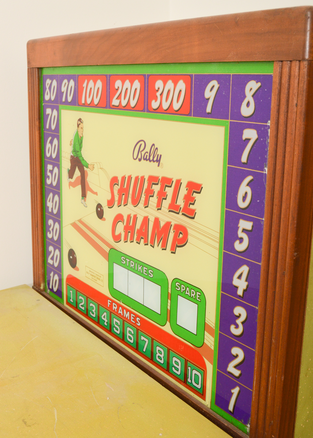 Vintage Bally Shuffle Champ Arcade Bowling Machine EBTH