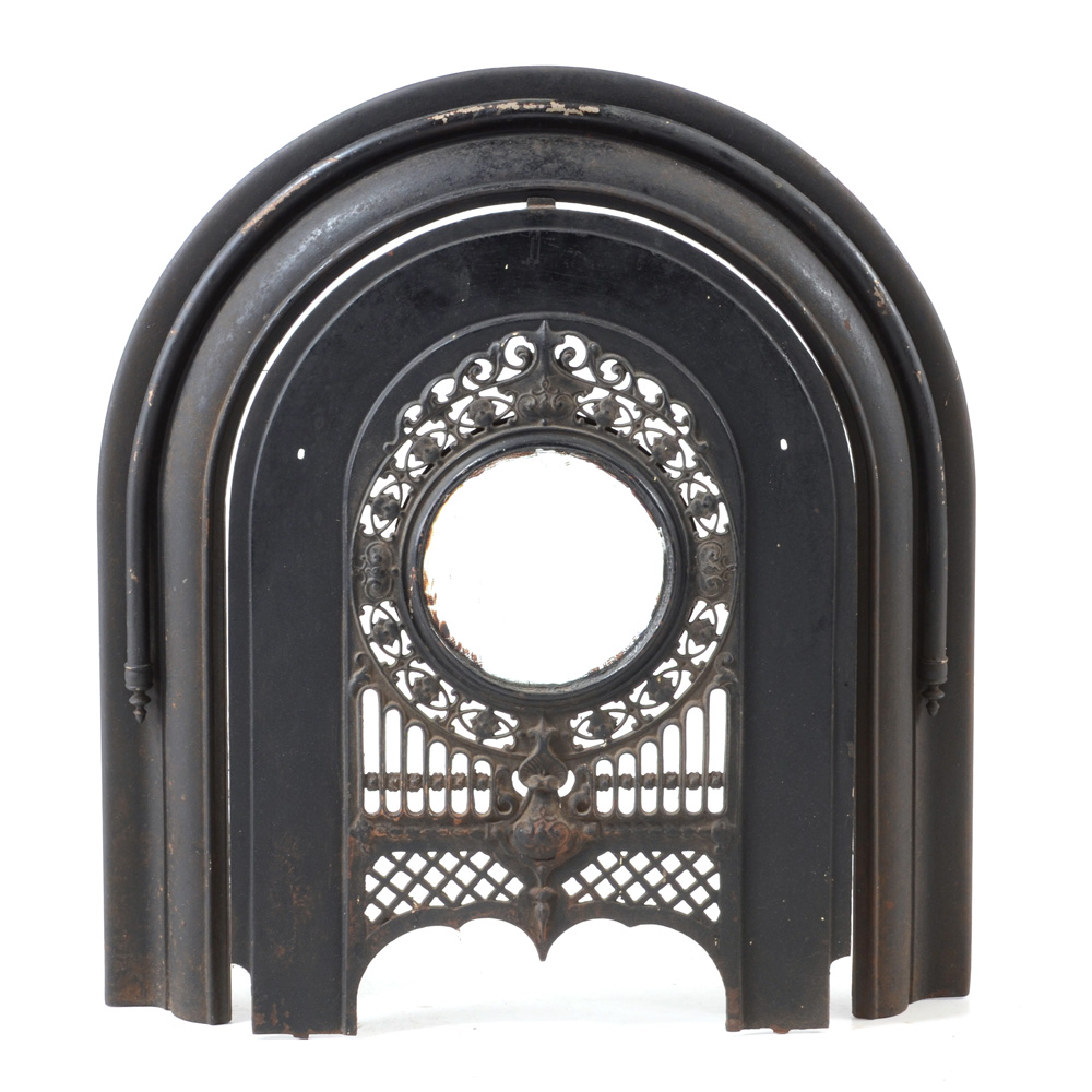 Victorian Cast Iron Fireplace Grate Ebth