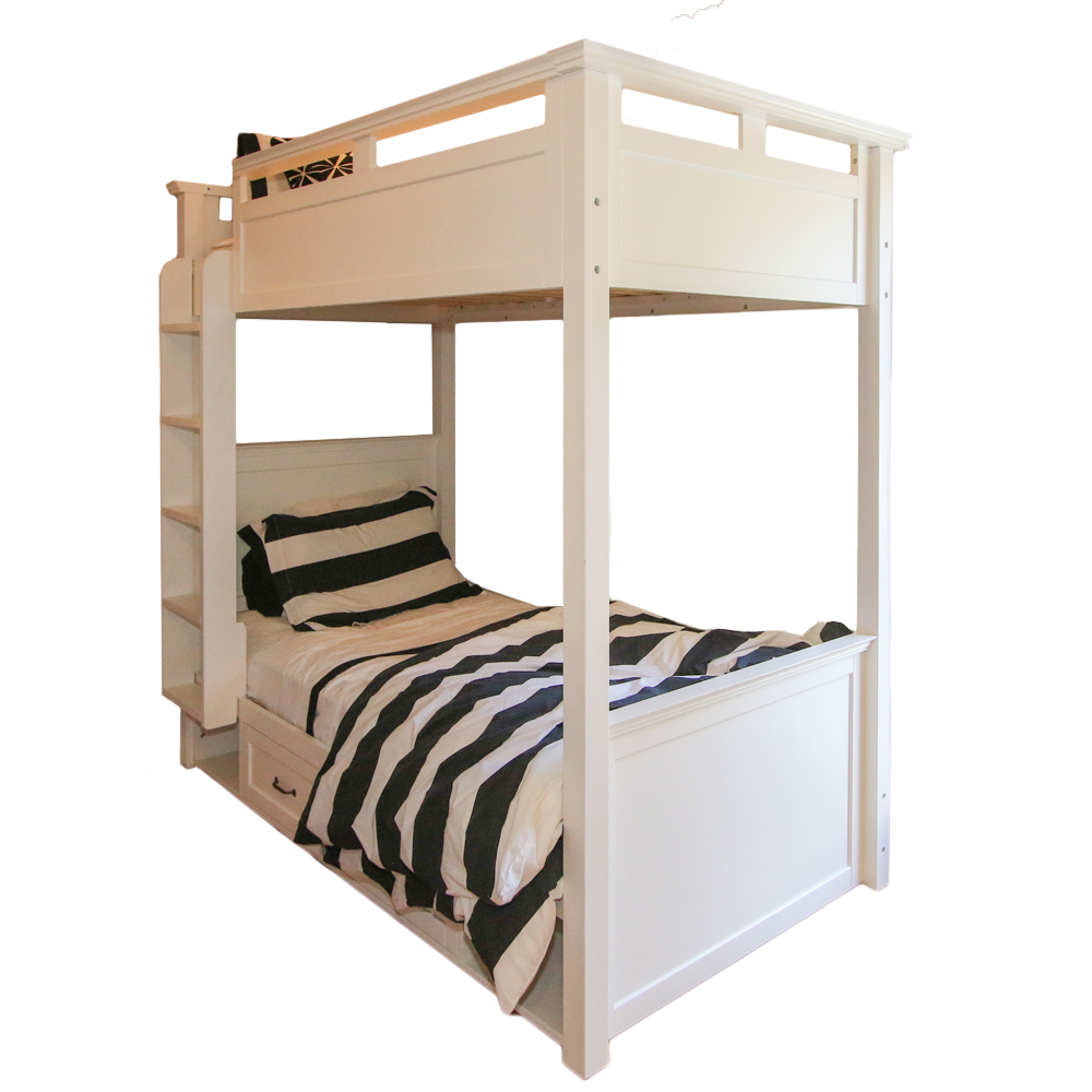 White Bunk Bed Frame EBTH
