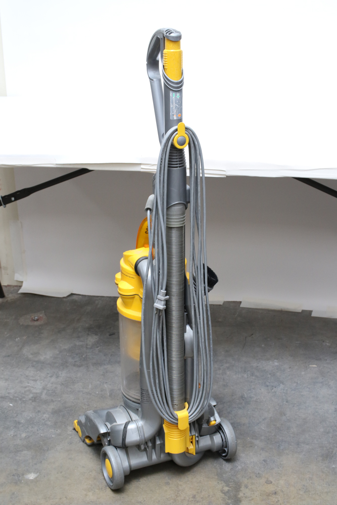 Yellow Dyson DC14 Cyclone Vacuum Cleaner with Telescope Reach EBTH