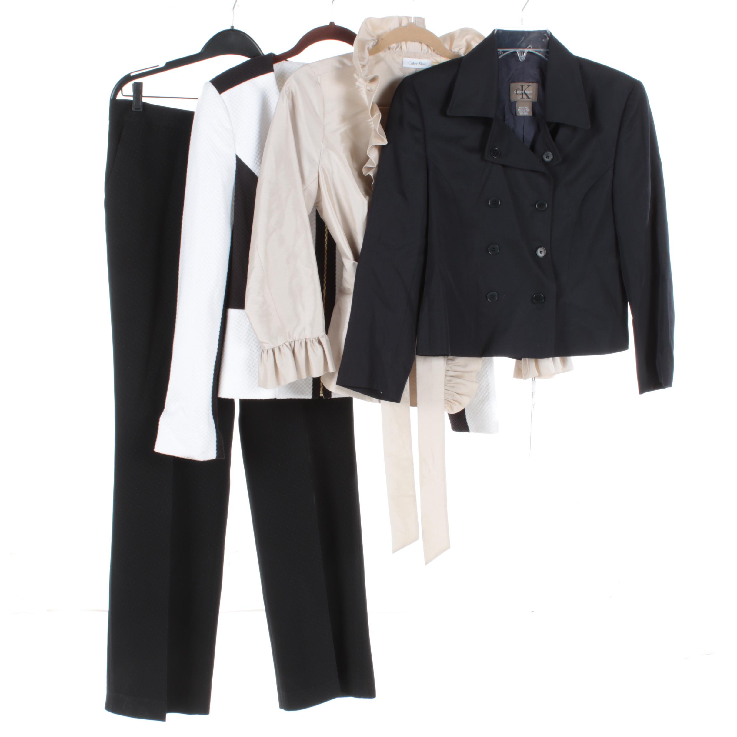 calvin klein suit separates women's