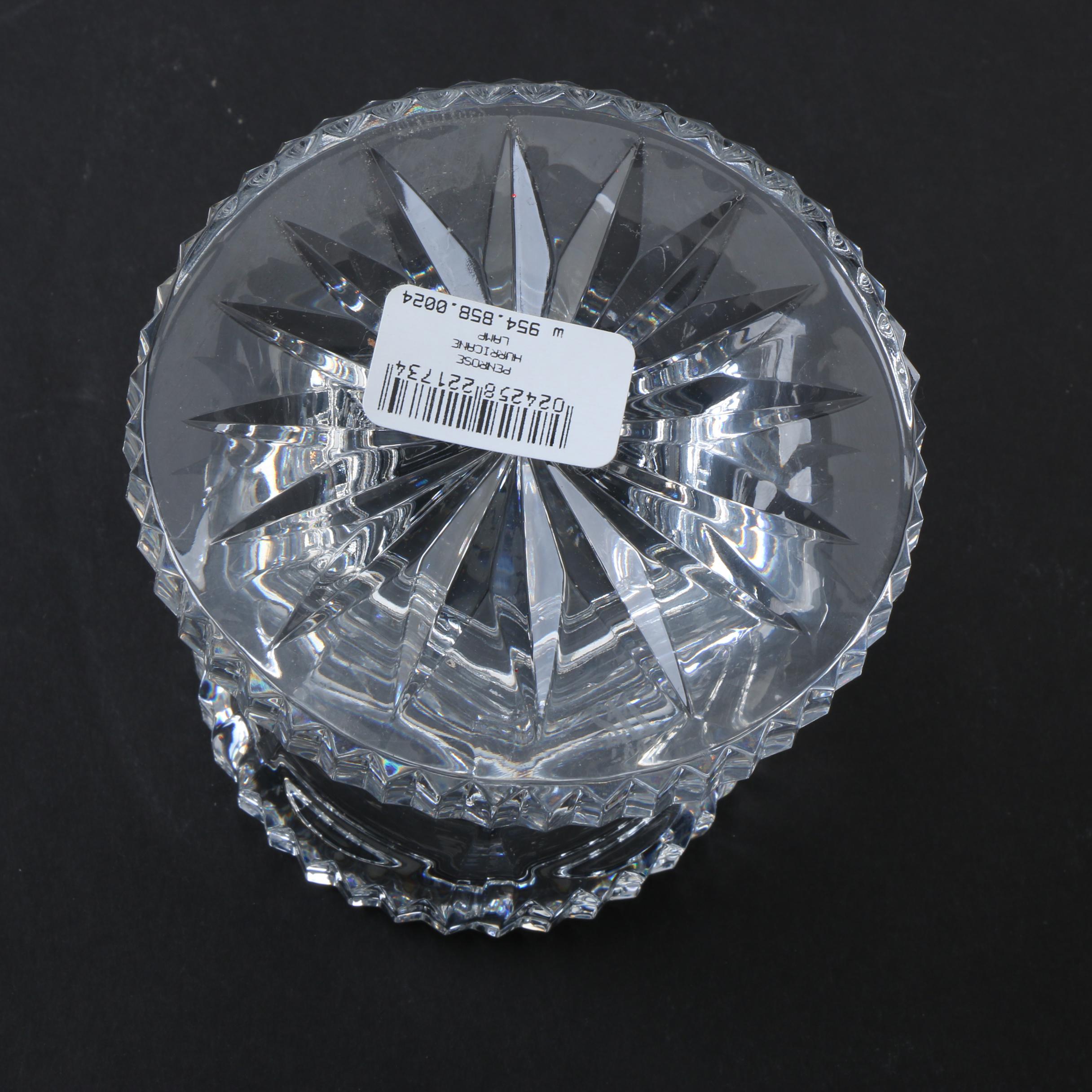 Waterford Crystal Society "Penrose" Hurricane Footed ...
