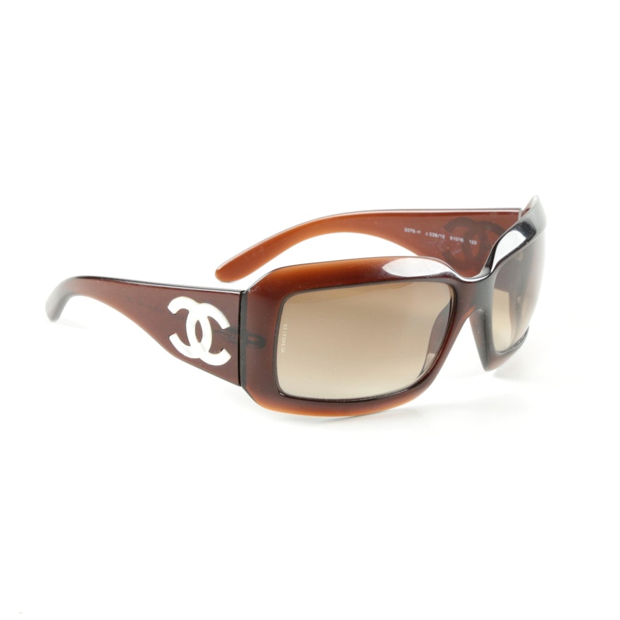 Chanel Sunglasses with Mother of Pearl Logo