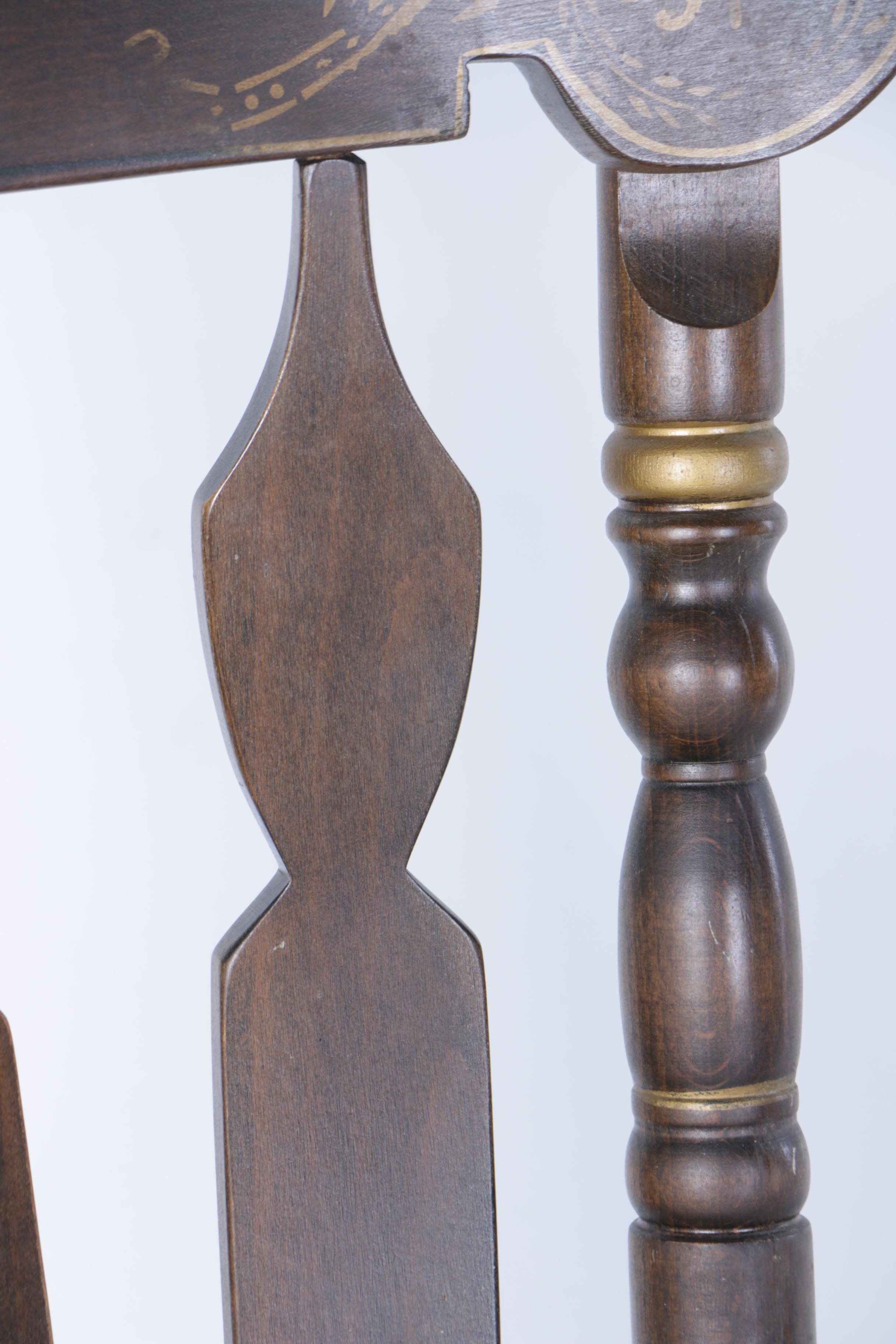 Bicentennial Stenciled Pine Rocking Chair by Lock 1776 EBTH