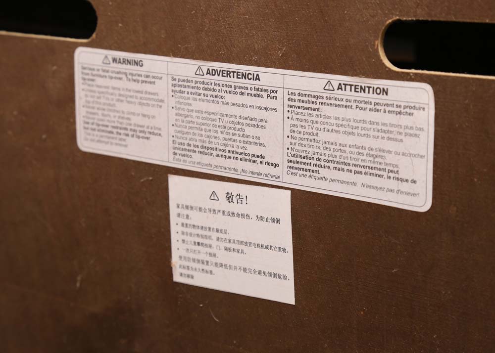 Ashley Furniture Farmhouse Style Distressed Patio Buffet EBTH