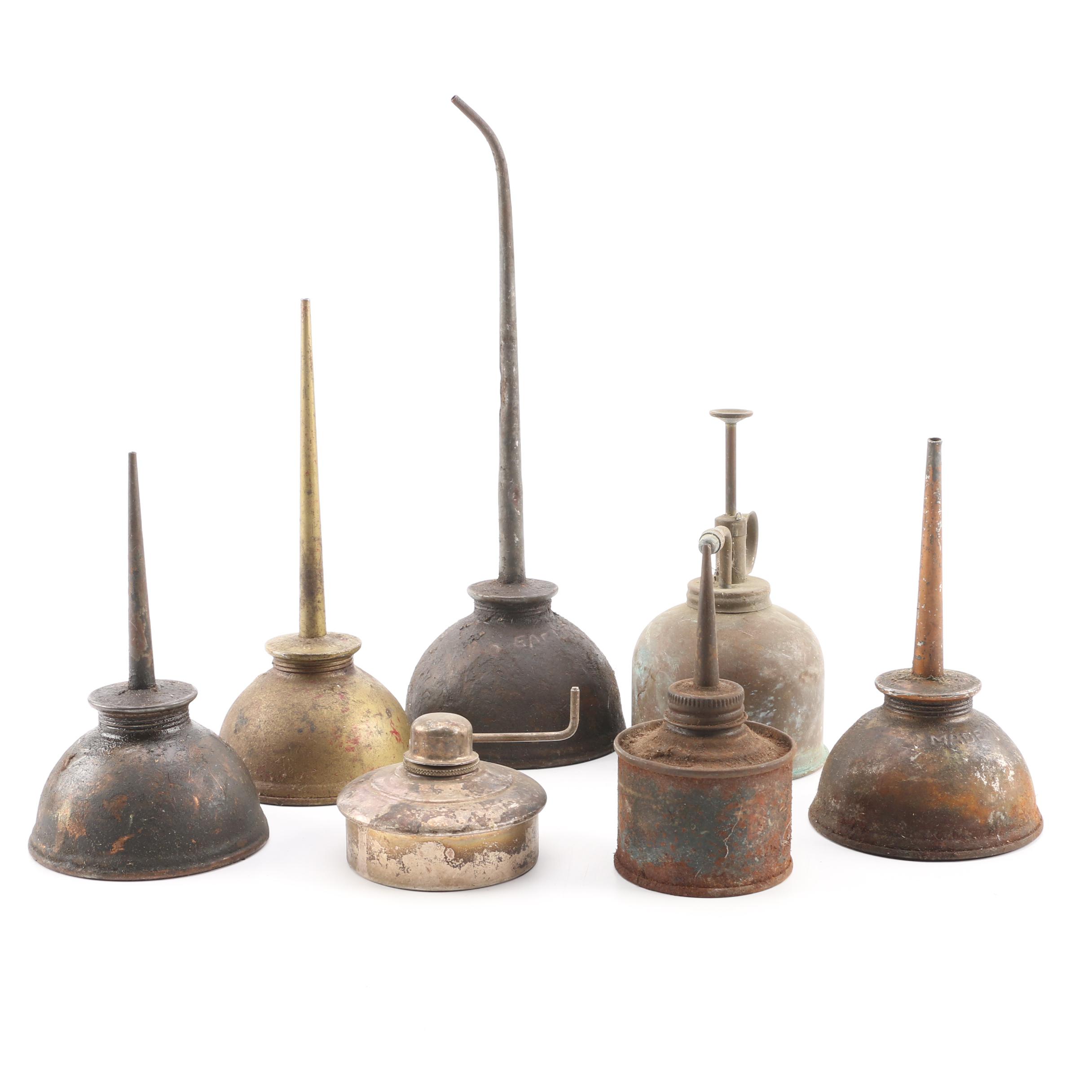 Vintage Oil Cans EBTH