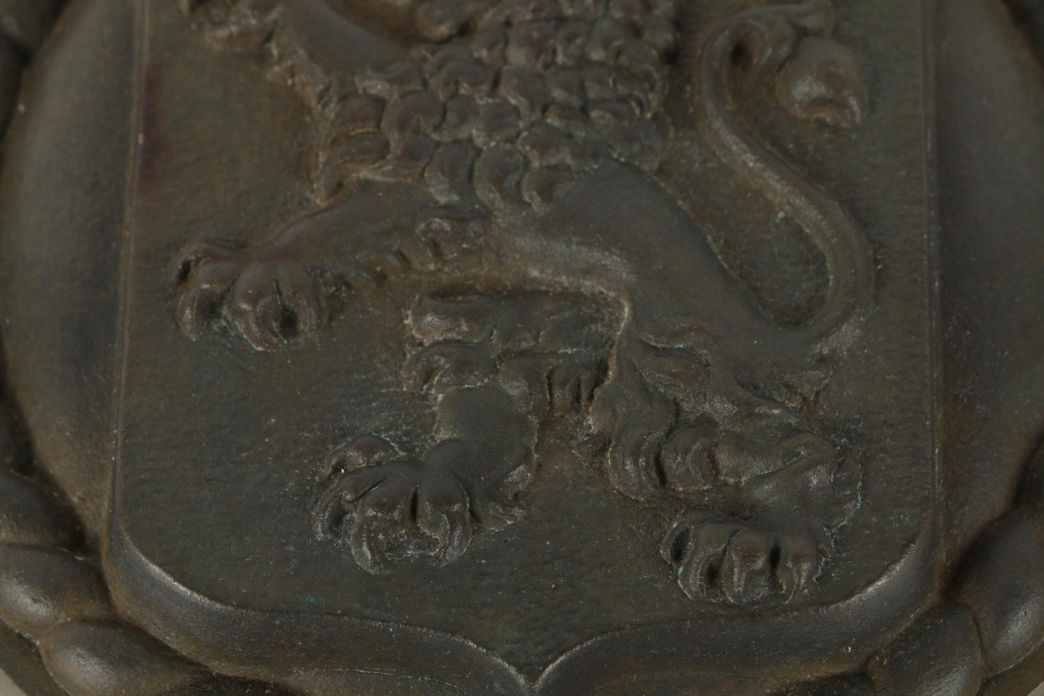 Lion Rampant Metal Relief Wall Hanging EBTH