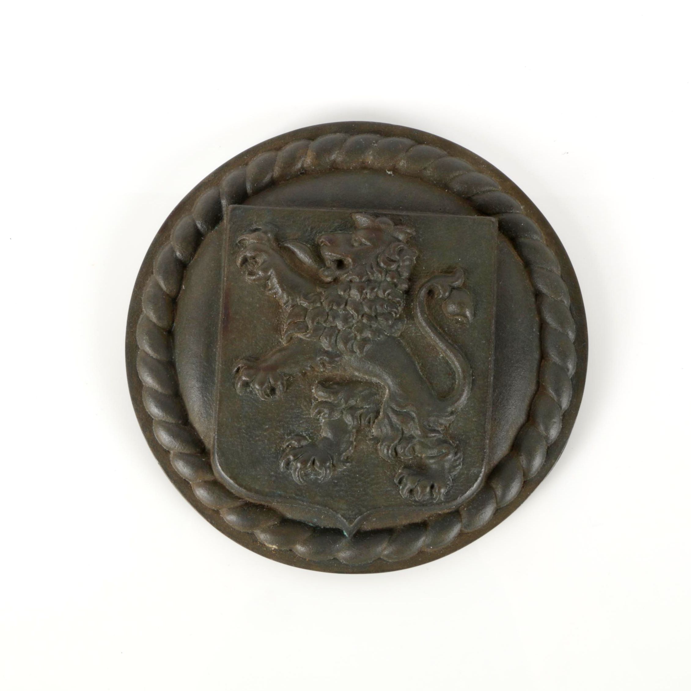 Lion Rampant Metal Relief Wall Hanging EBTH