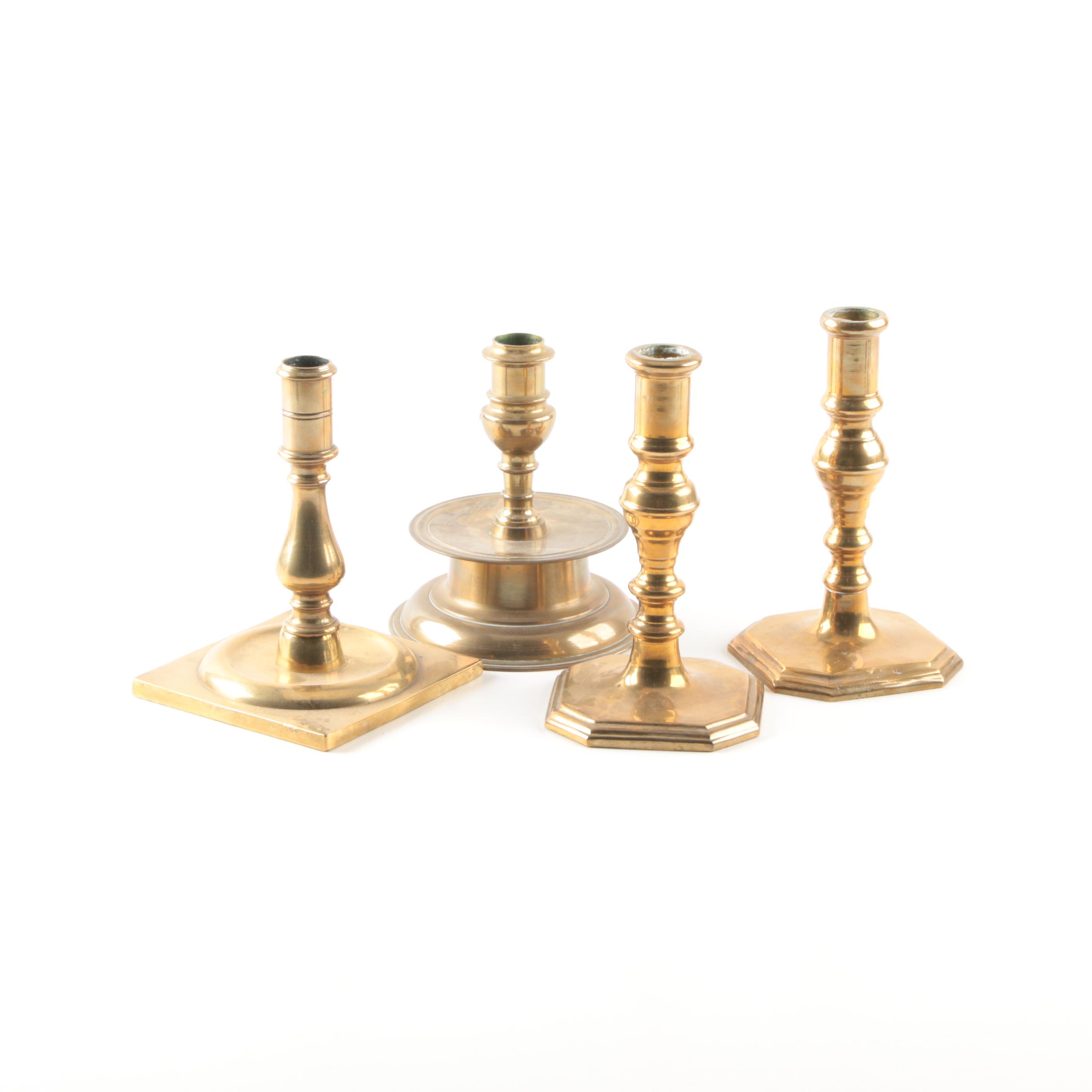 Brass Candlestick Holders EBTH