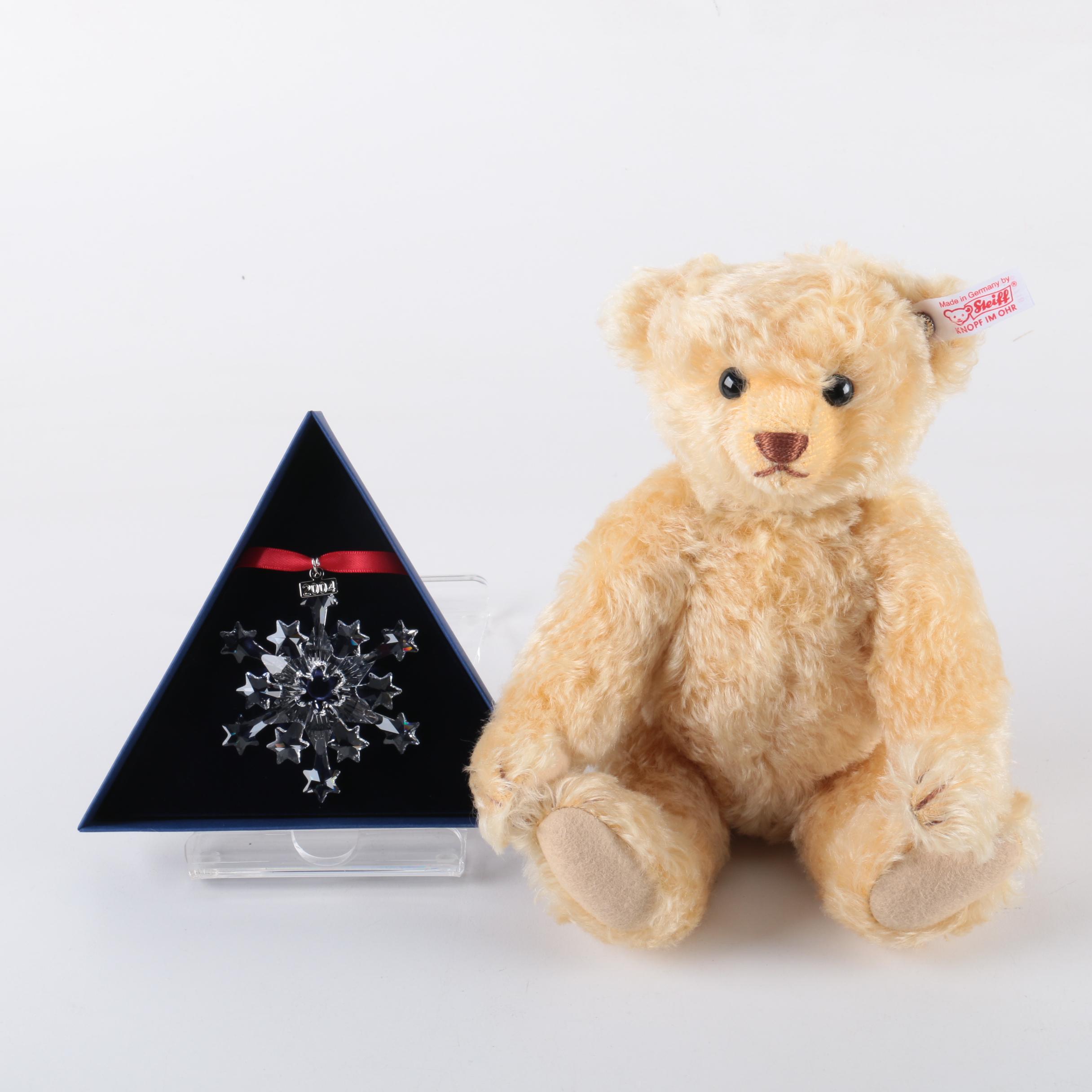 swarovski teddy bear ornament