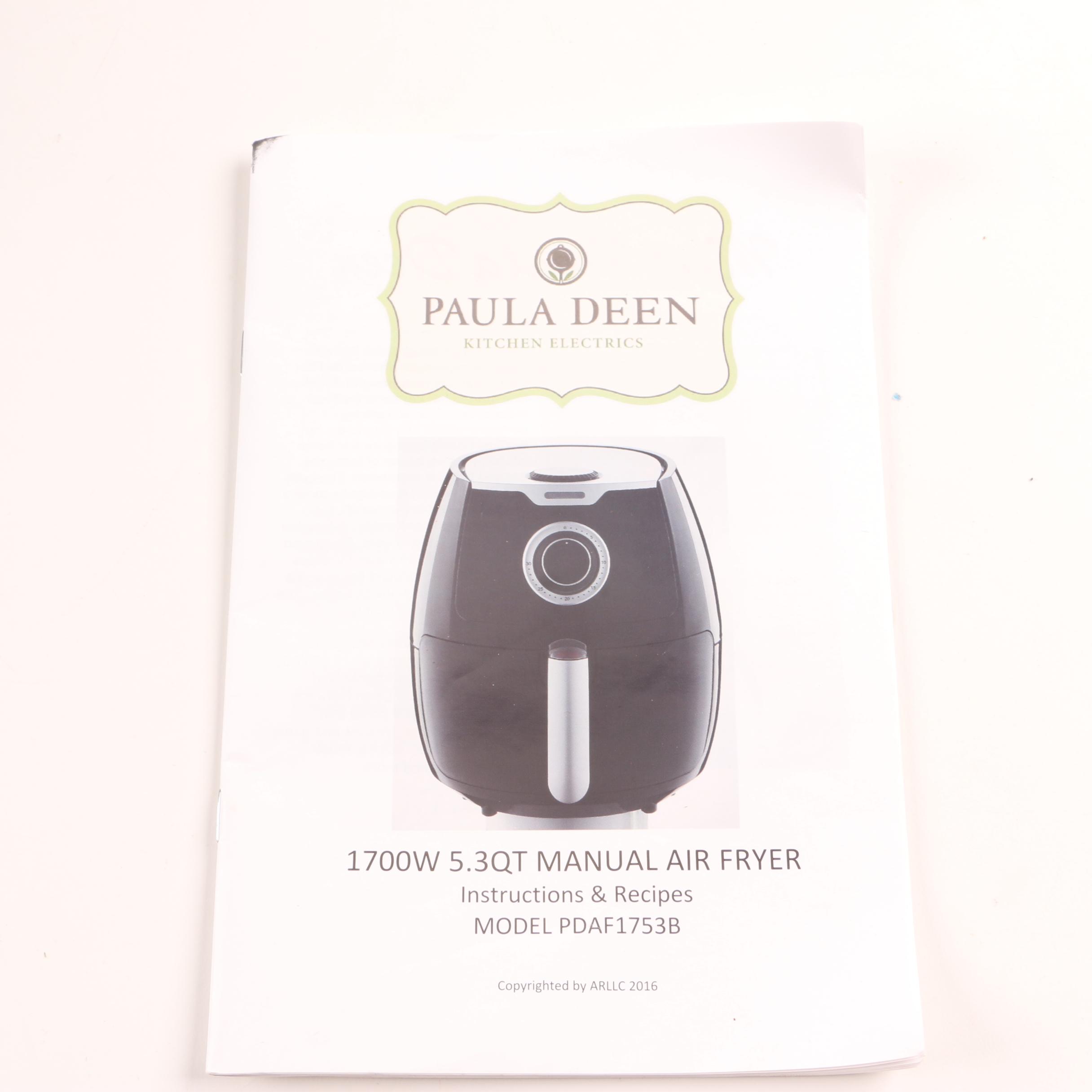 Paula Deen Air Fryer Model PDAF1753B EBTH