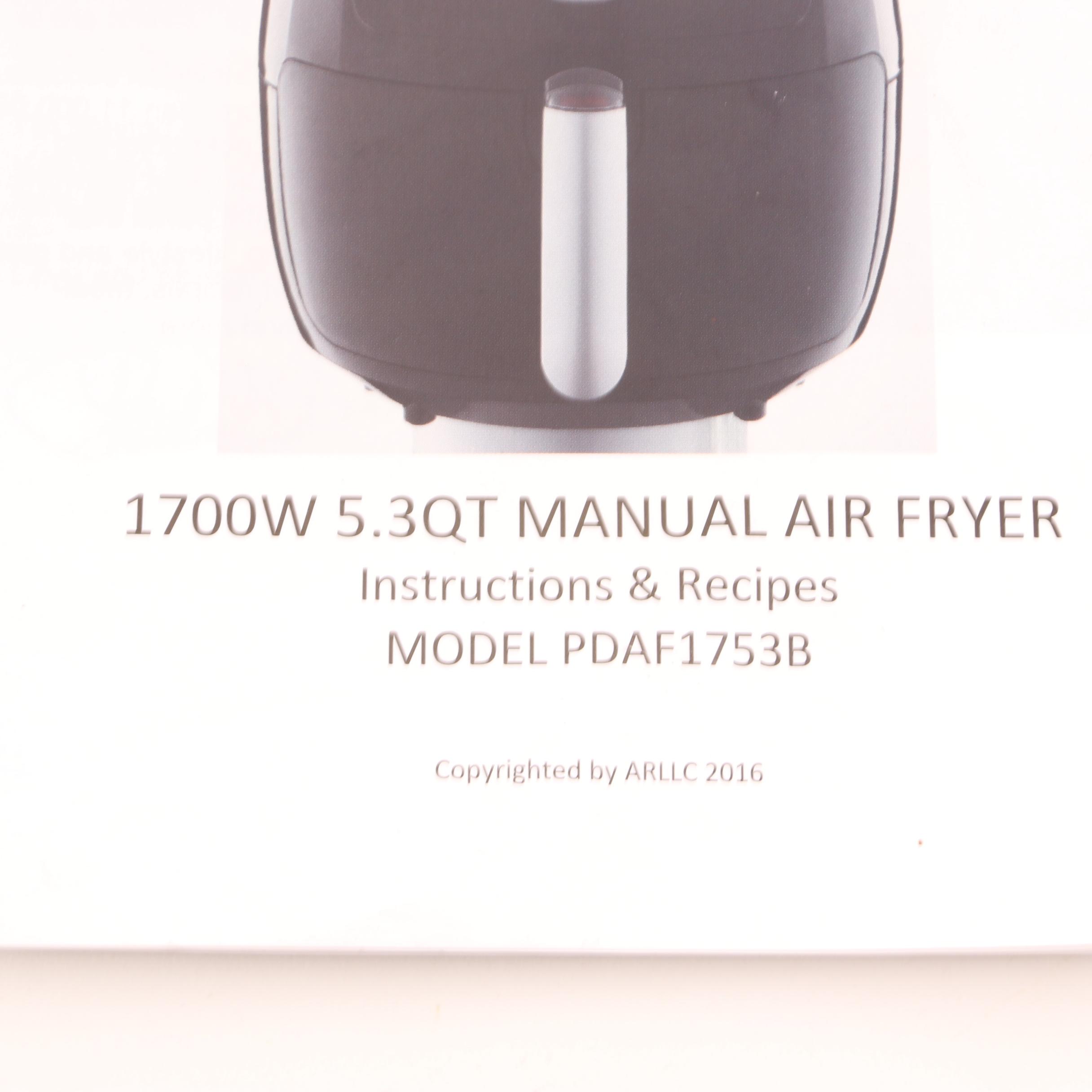 Paula Deen Air Fryer Model PDAF1753B EBTH