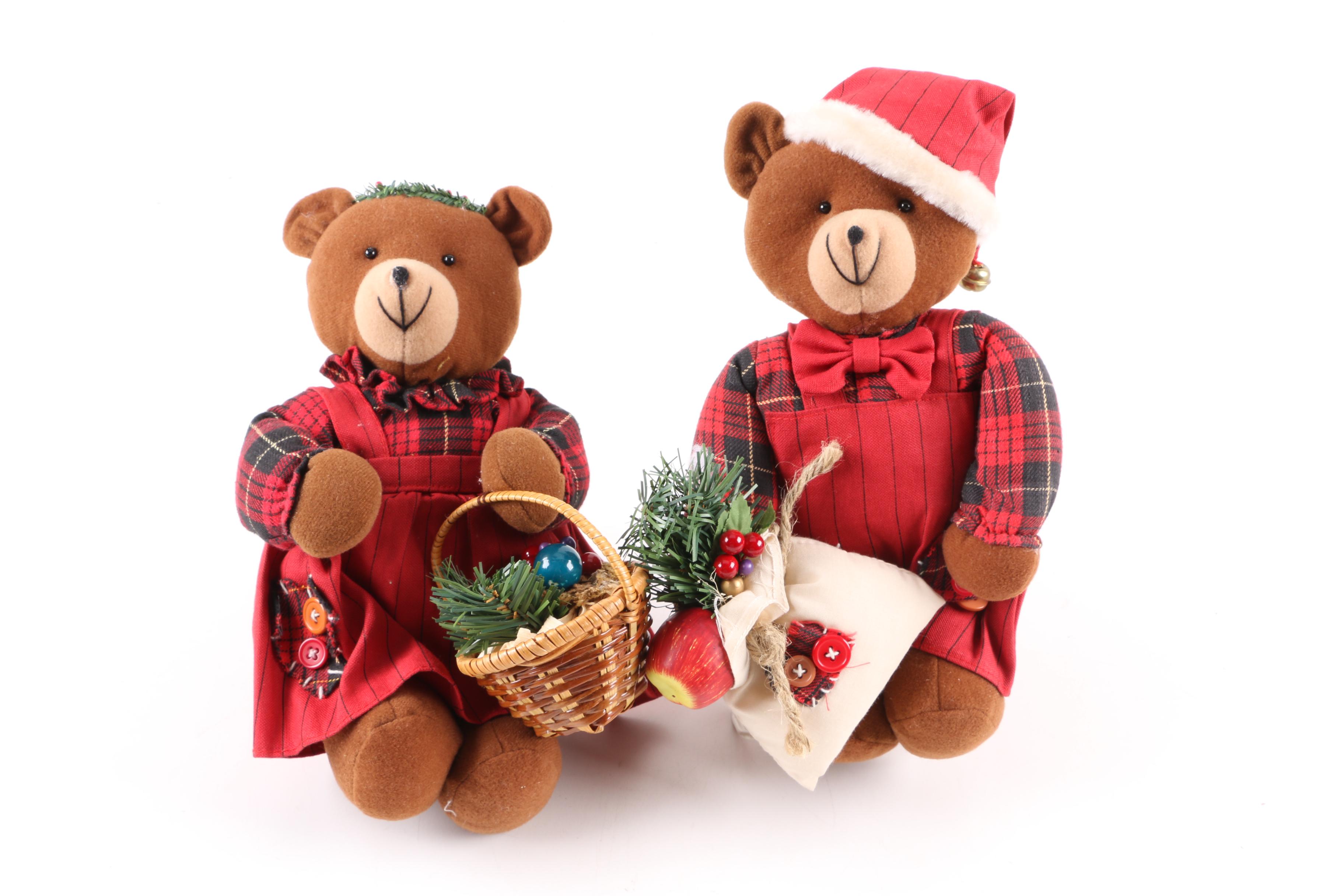 vintage christmas bears