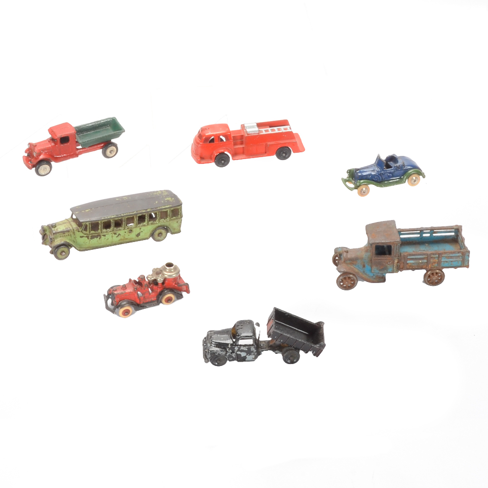 Collection of Vintage Cast Iron Vehicles EBTH