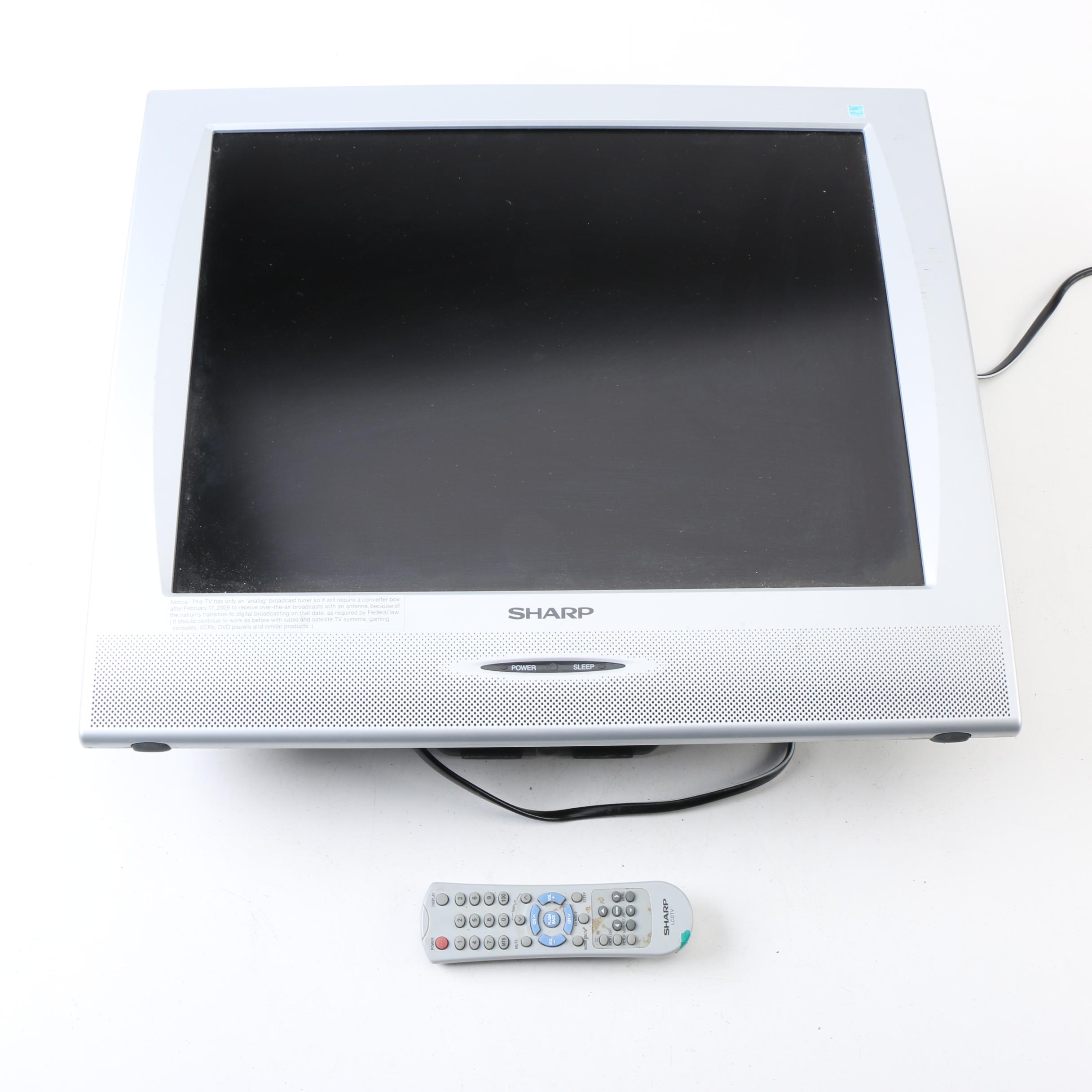 Sharp 20" Liquid Crystal TV with Remote EBTH