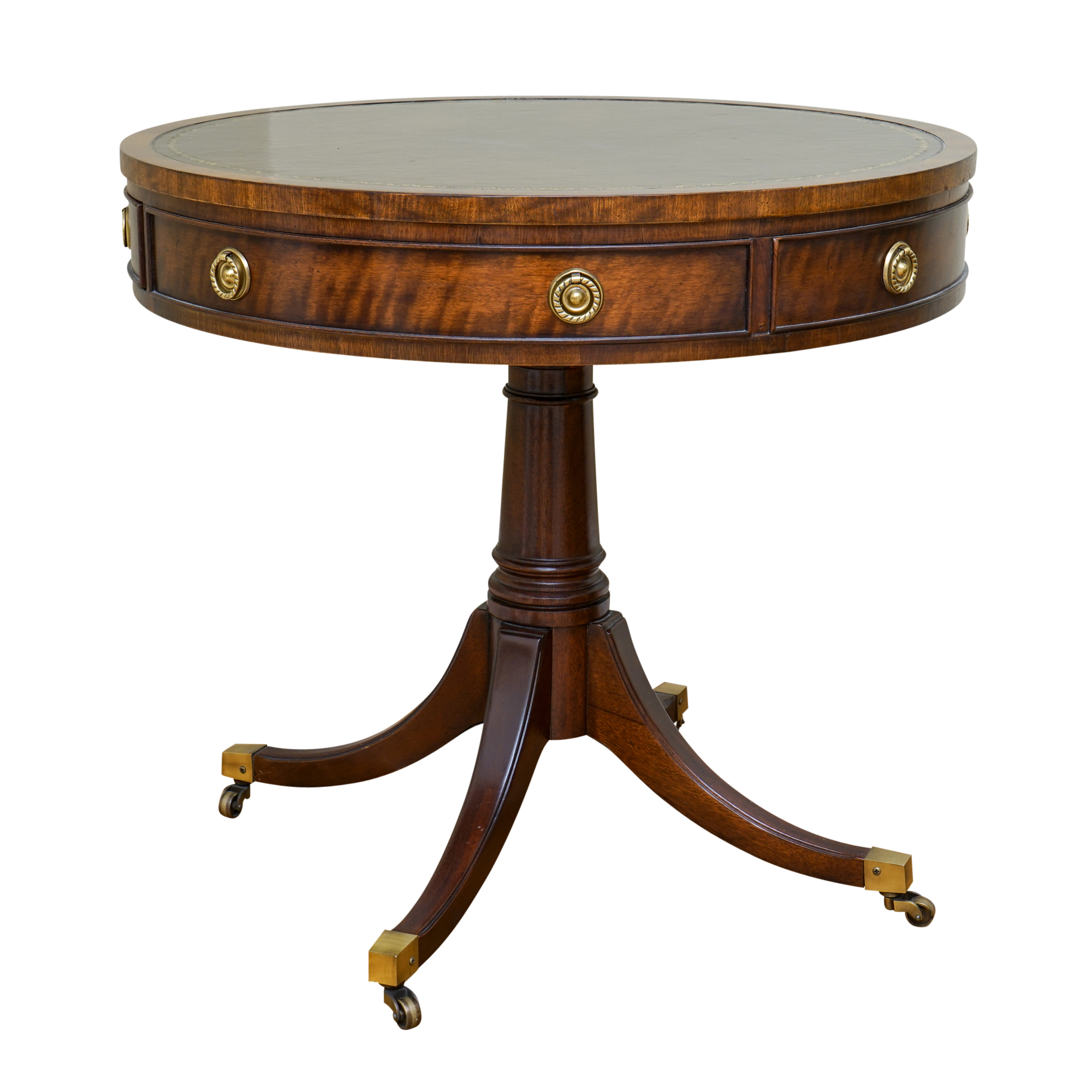 Duncan Phyfe Style Drum Table EBTH