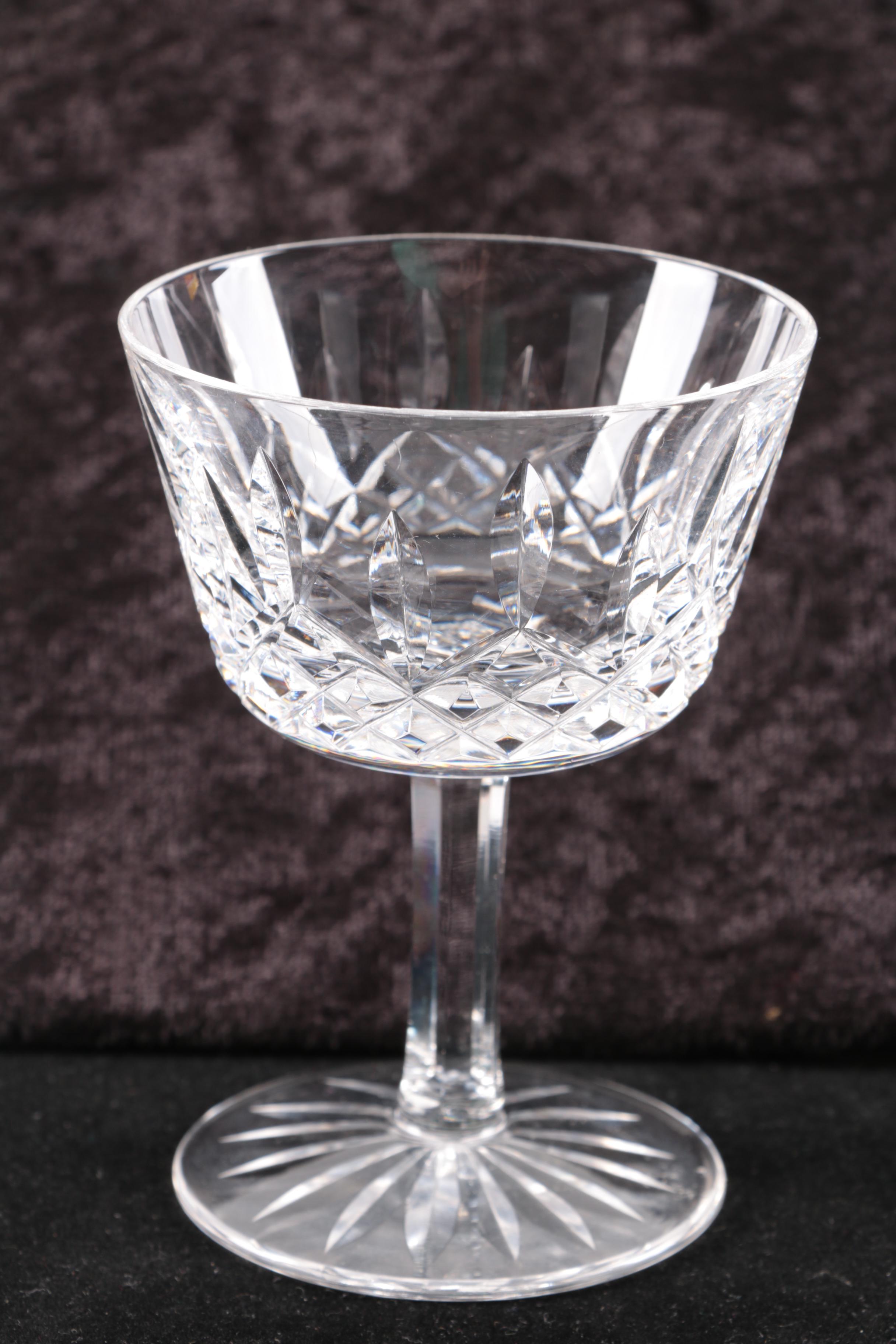 Waterford Crystal "Lismore" Liquor Cocktail Glasses EBTH