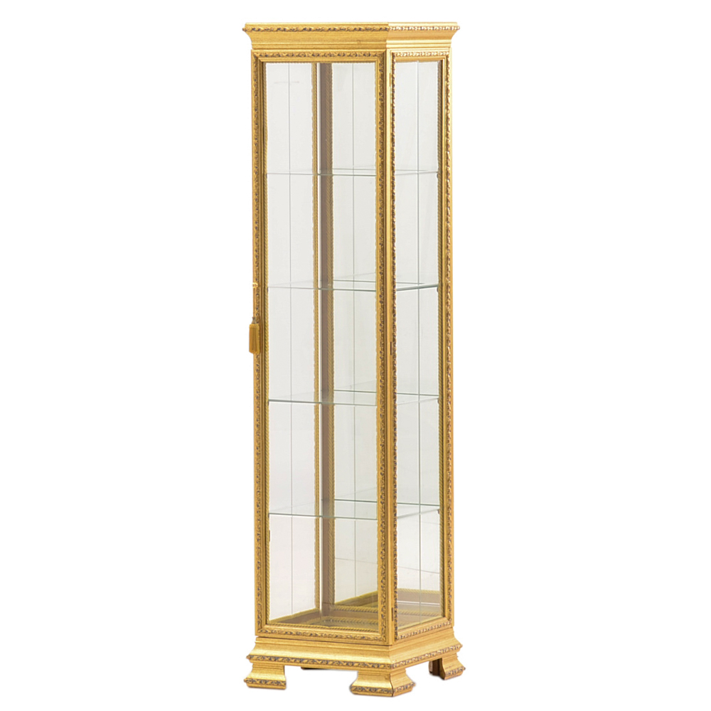 Gold Mirrored Curio EBTH