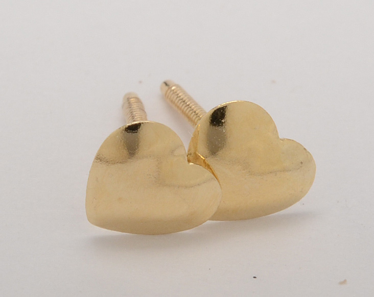14K Yellow Gold Baby Earrings EBTH