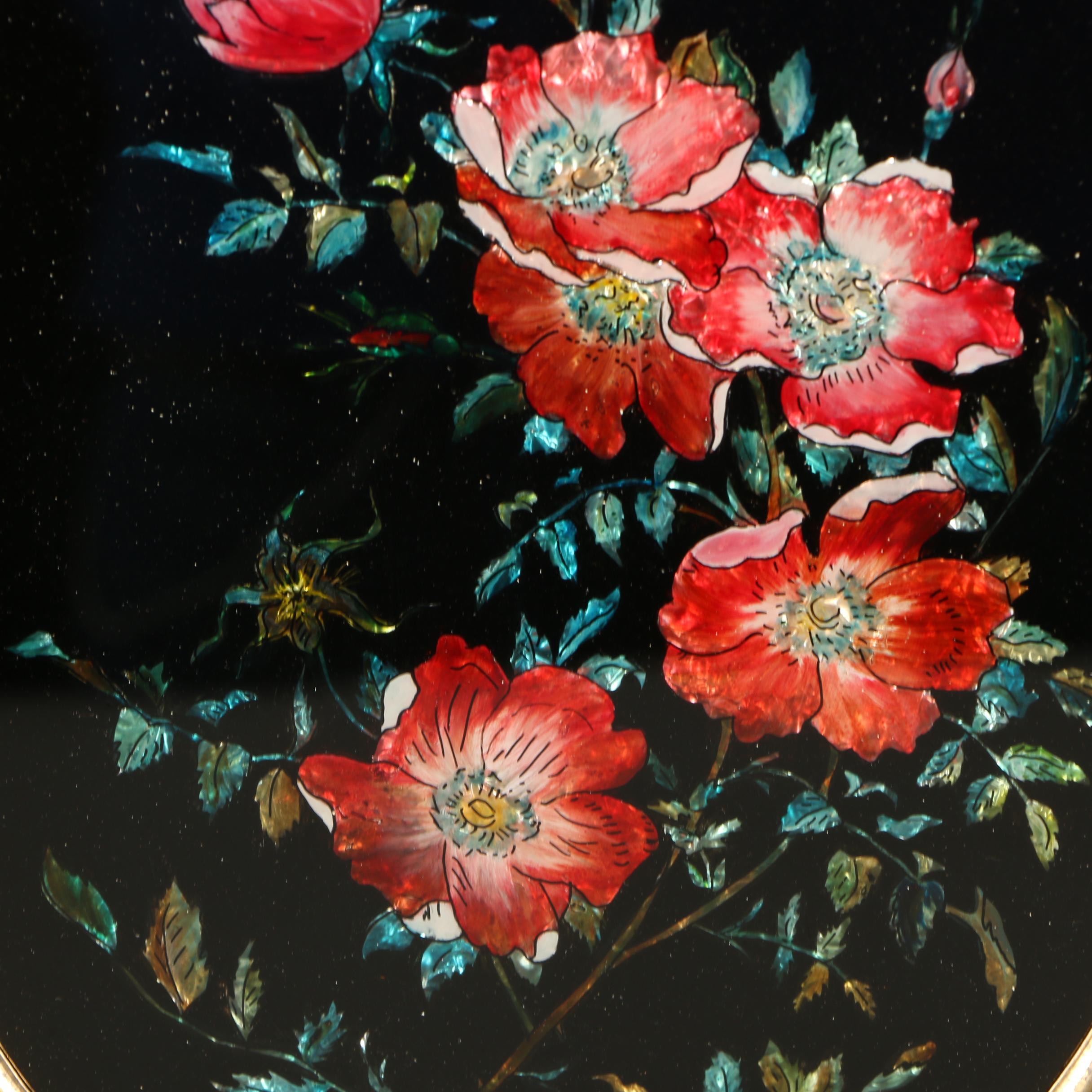 FlowerThemed Tinsel Paintings EBTH