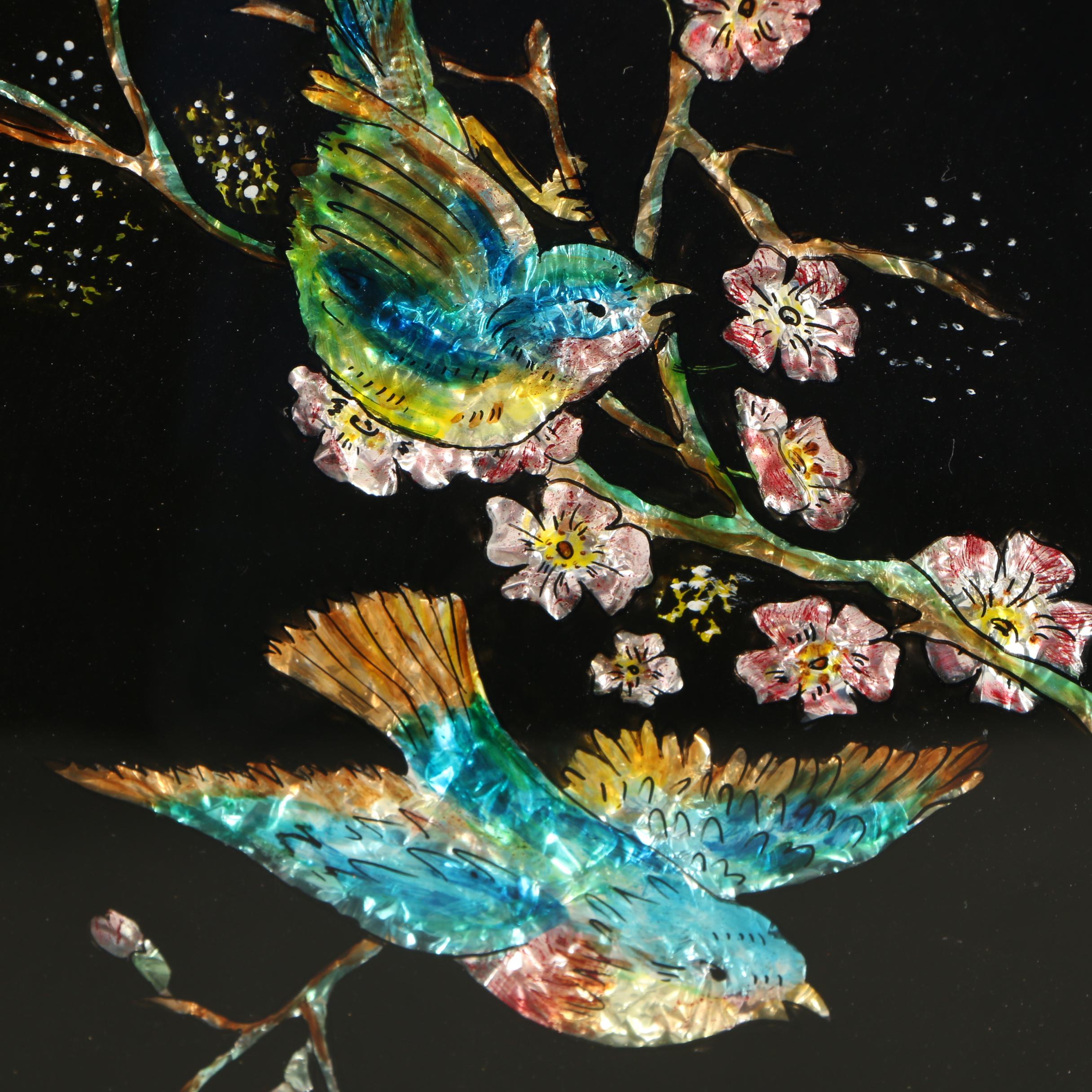 FlowerThemed Tinsel Paintings EBTH