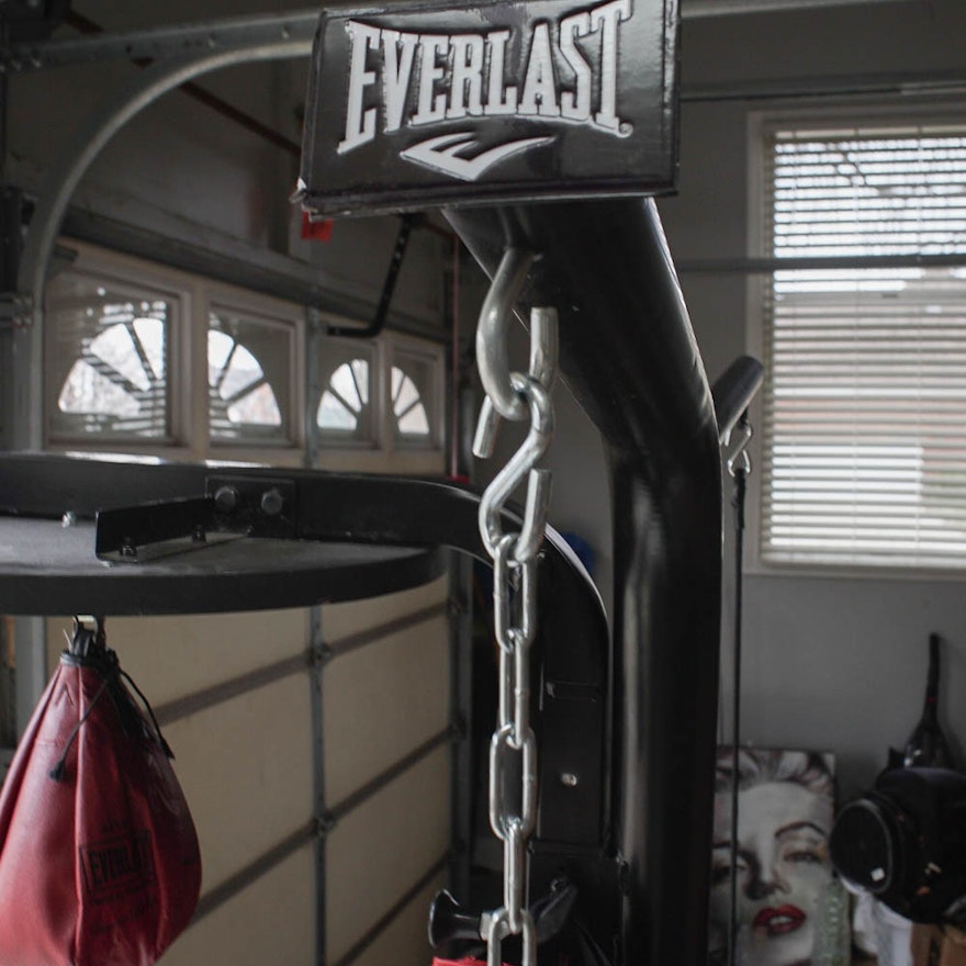 Everlast Dual Station Punching Bag Stand | EBTH