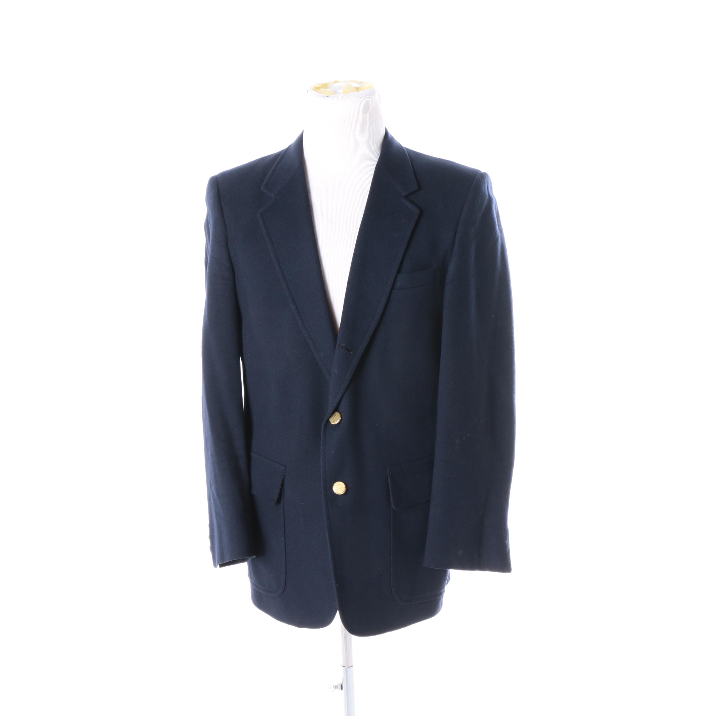 Men's Wool Blend Blazer EBTH