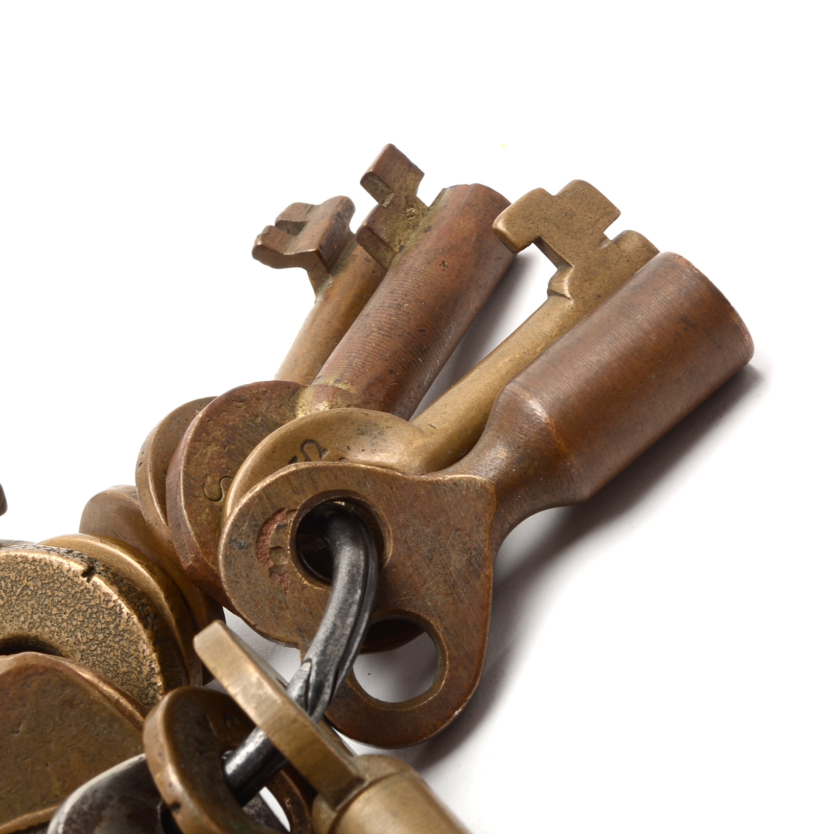 Vintage Railroad Keys, Many Brass, Including Adlake and Bohannan EBTH