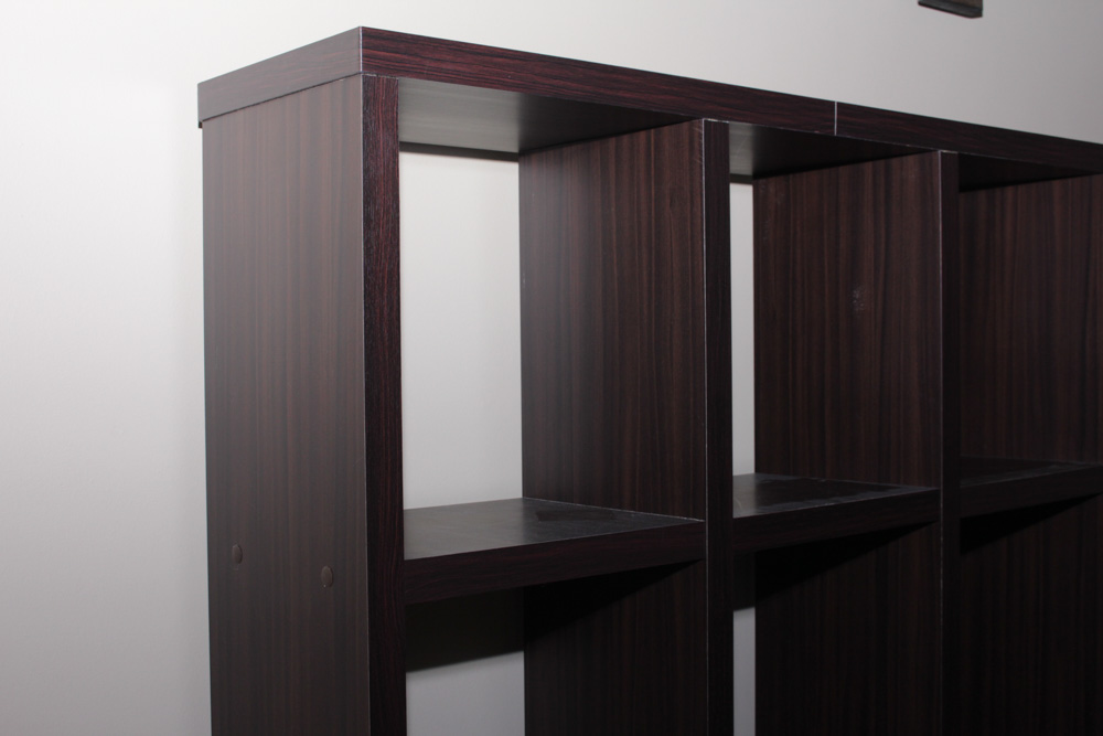 Contemporary Wood Veneer Bookcase EBTH