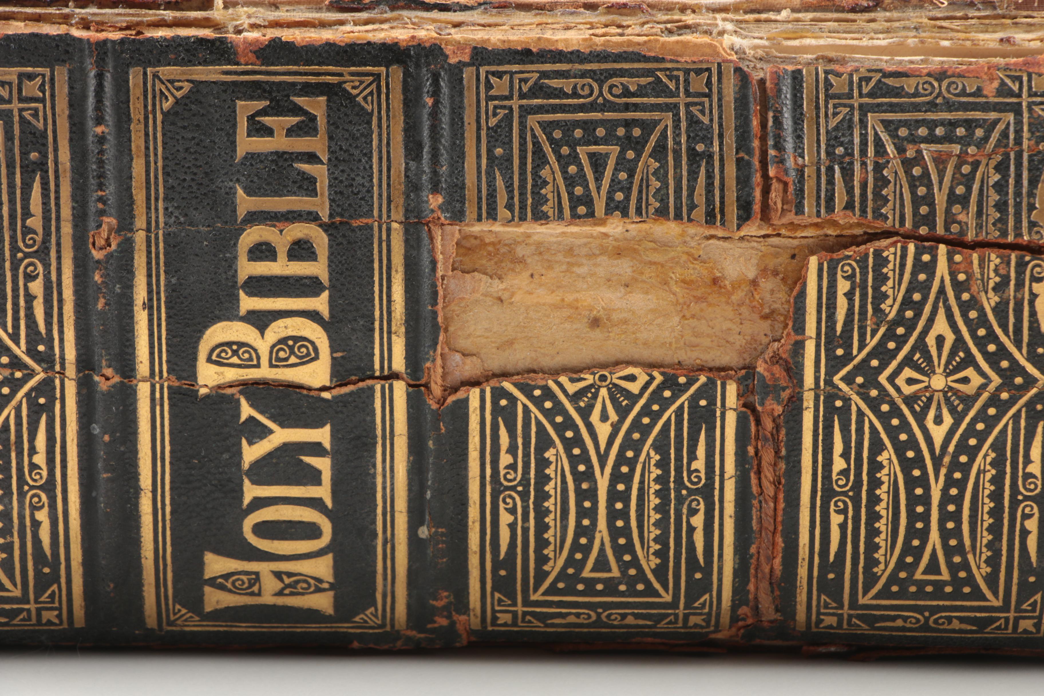 19th Century The Self Interpreting Family Bible EBTH