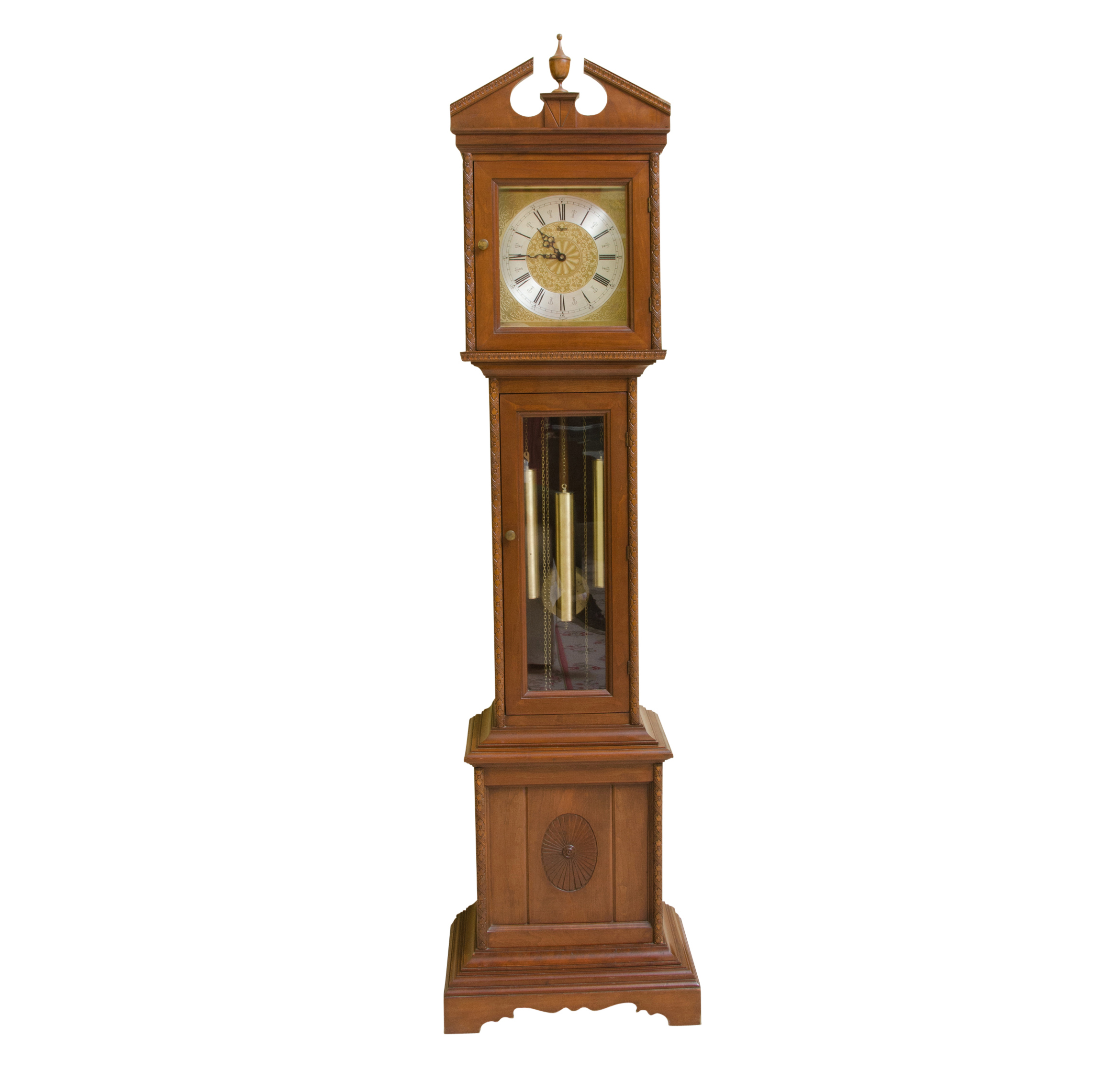 Vintage HandCrafted Urgos Grandfather Clock EBTH