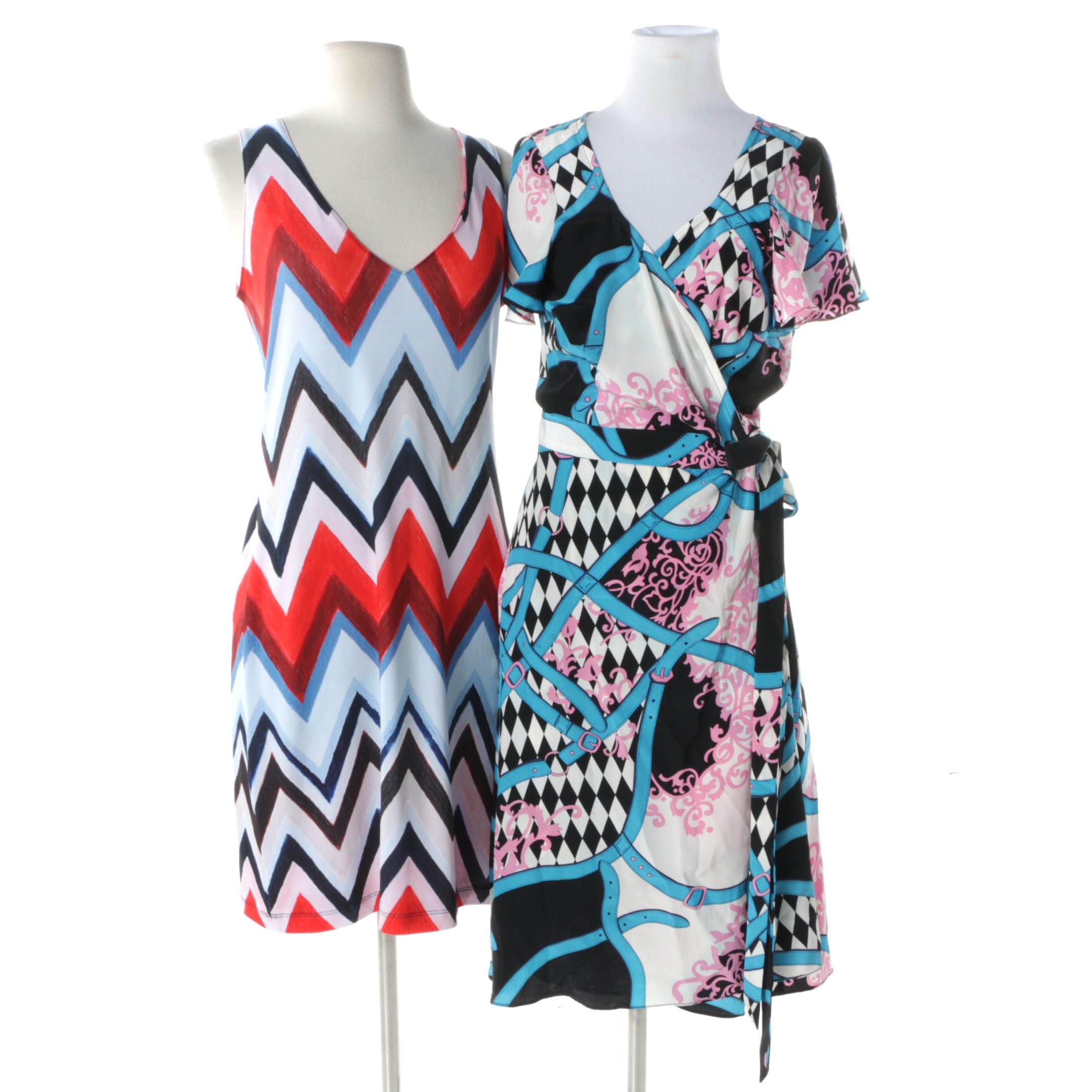 leona edmiston wrap dress