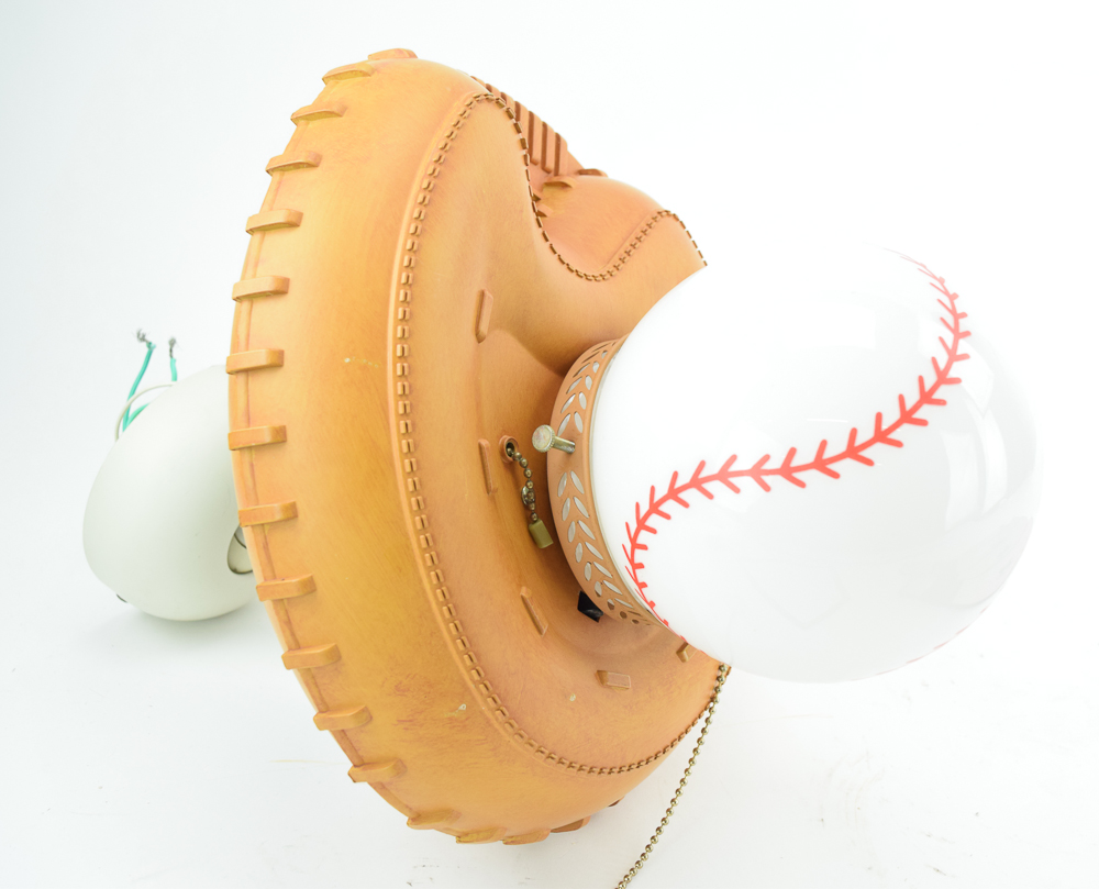 BaseballThemed Ceiling Fan and Light Fixture from Hunter EBTH