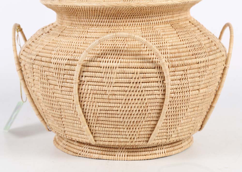 Handcrafted Cambodian Basket EBTH