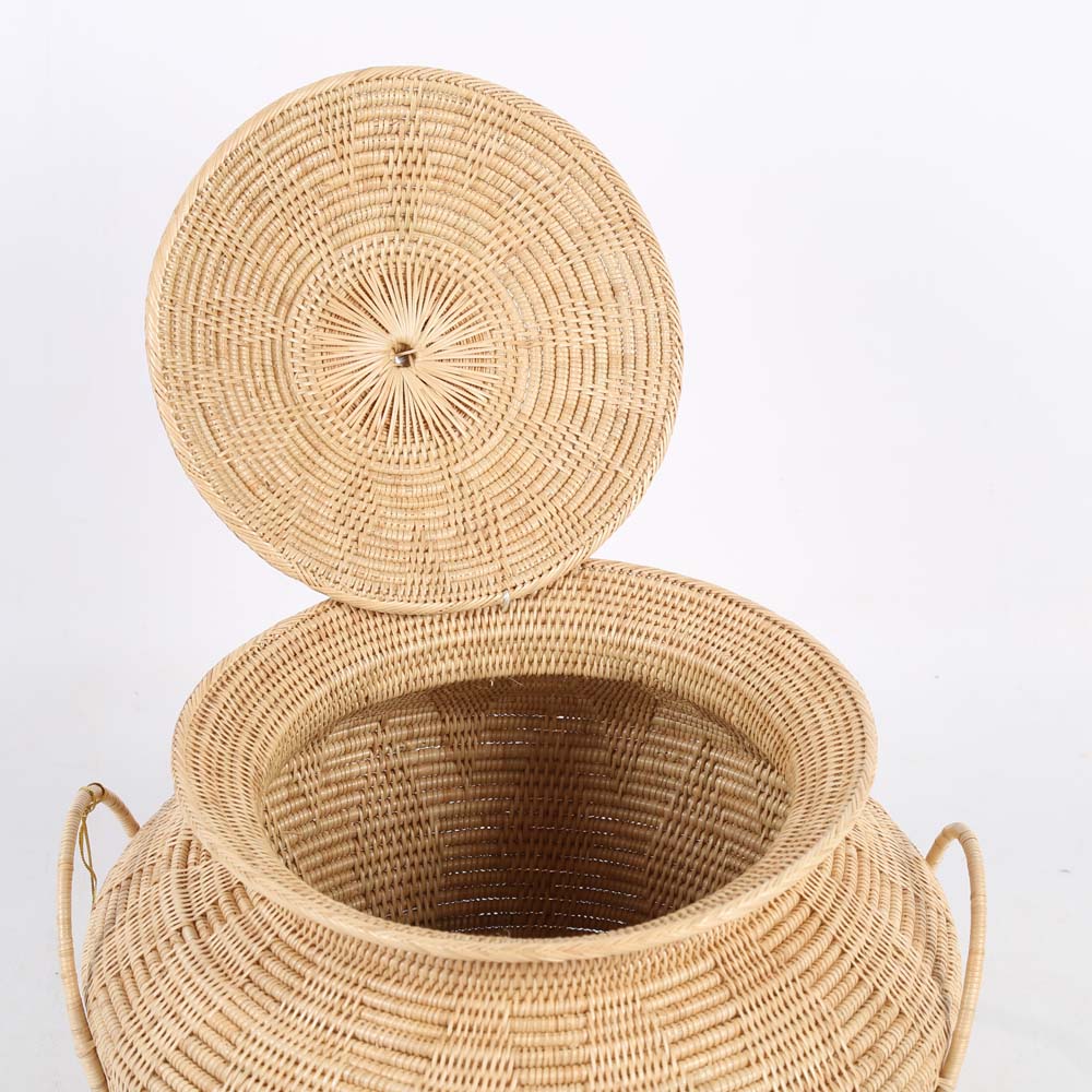 Handcrafted Cambodian Basket EBTH