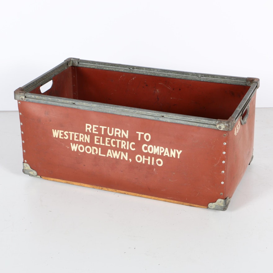 Vintage Western Electric Company Bin Ebth
