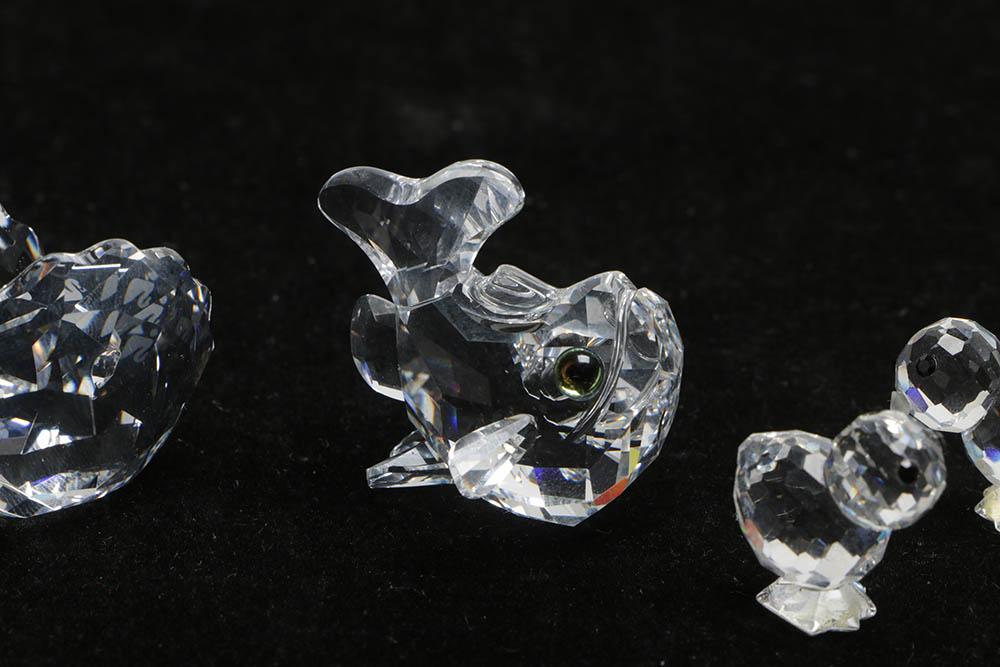 Swarovski Miniature Crystal Animal Figurines EBTH