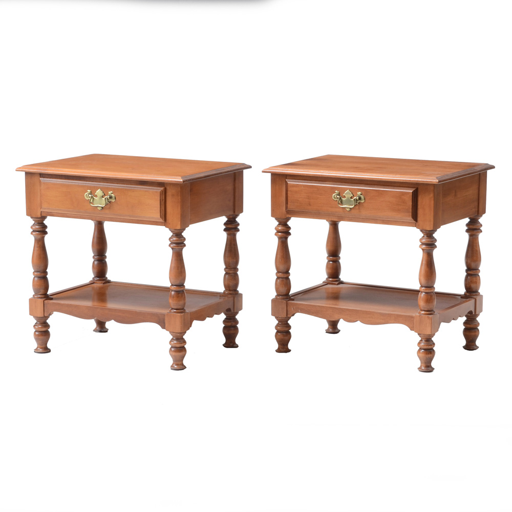 Solid Maple Nightstands By Young Republic Ebth