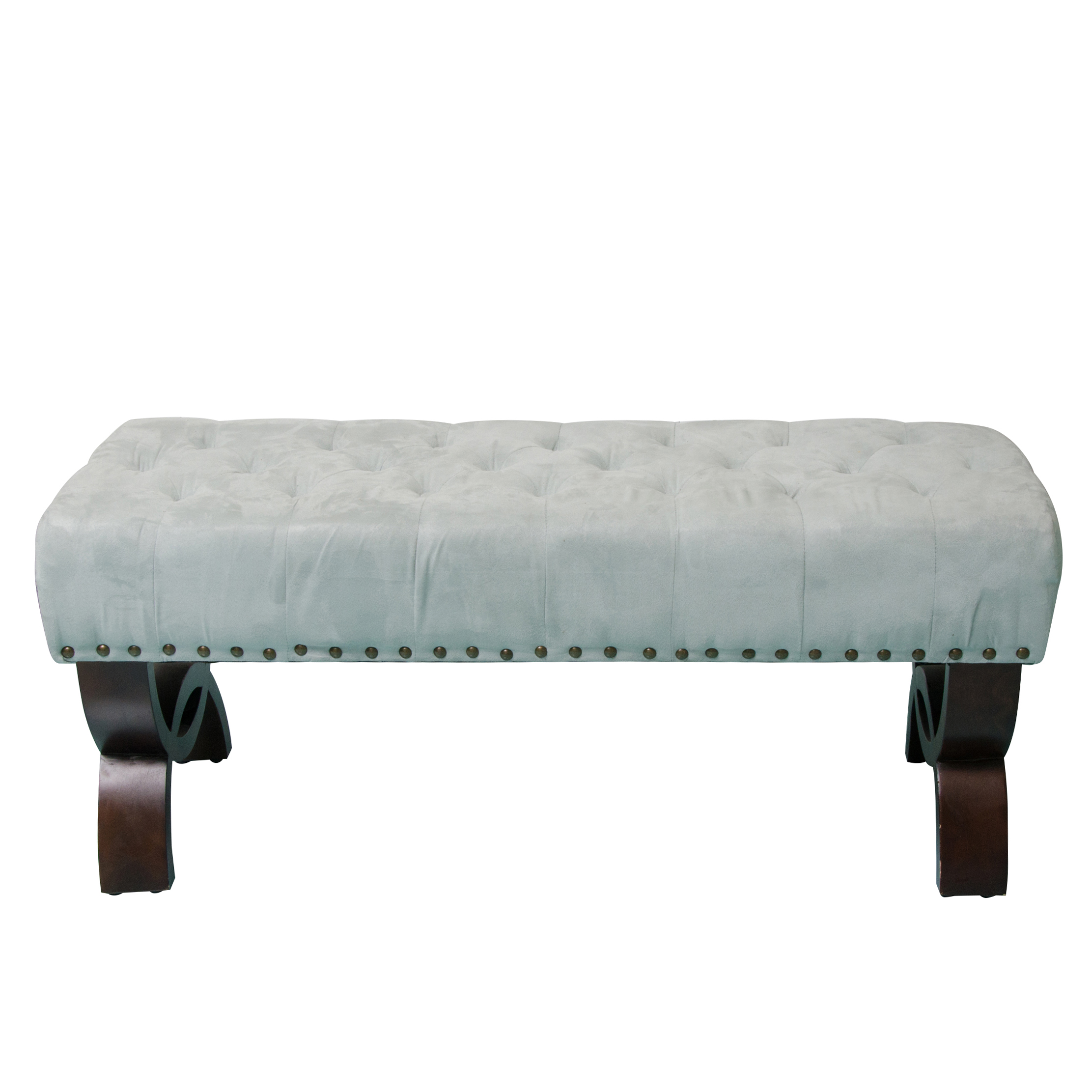 Button Tufted Bench EBTH