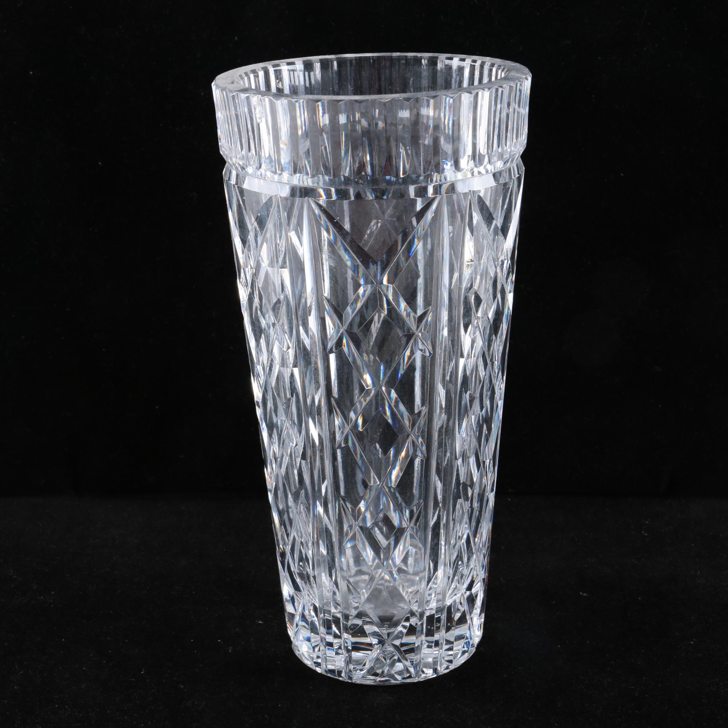 Waterford Crystal Flower Vase Ebth