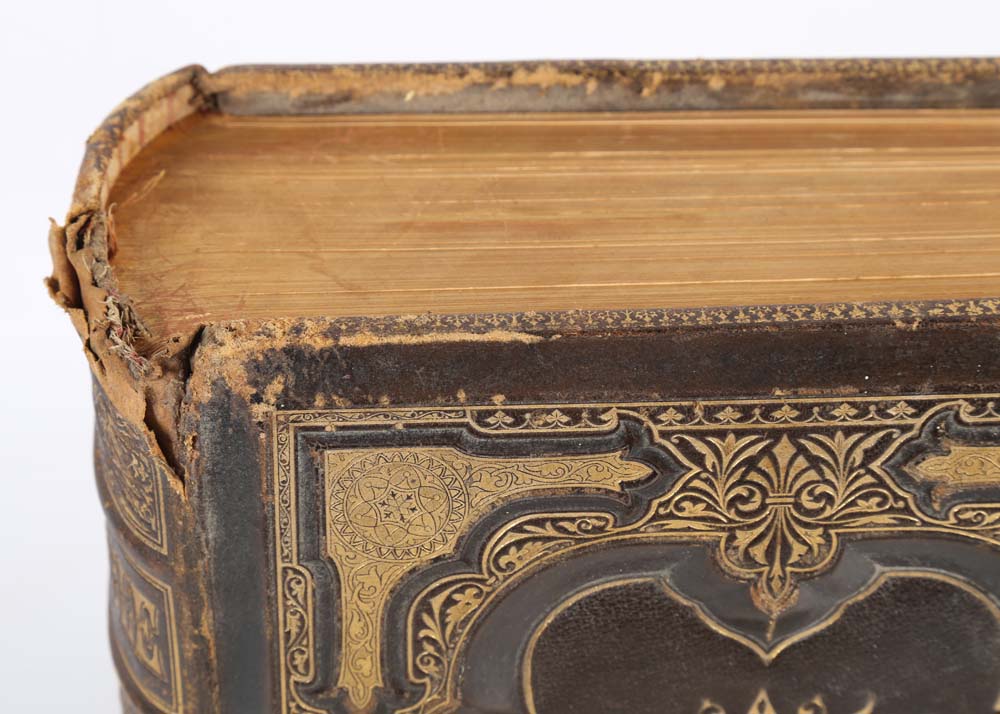 Antique 1873 Holy Bible EBTH