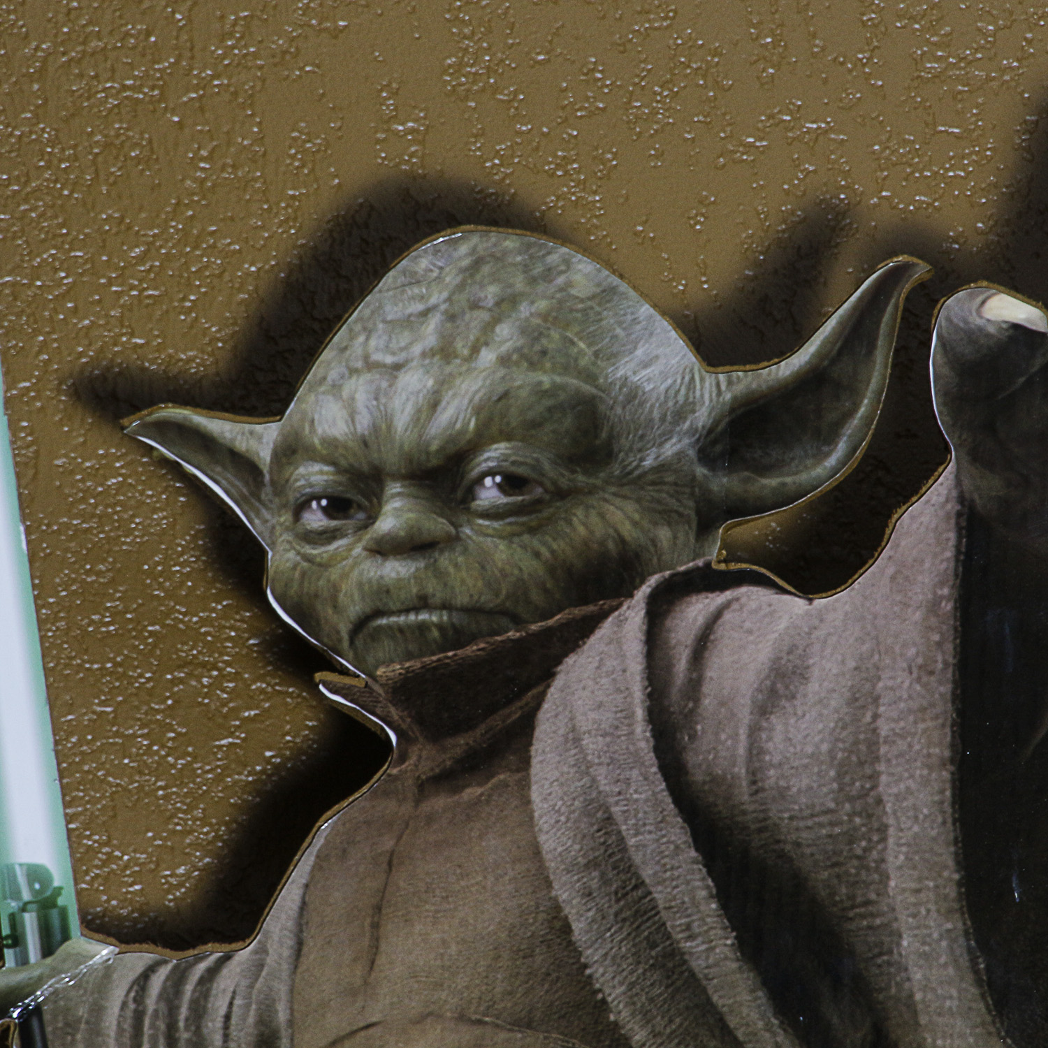 Yoda Wood Wall Hanging EBTH