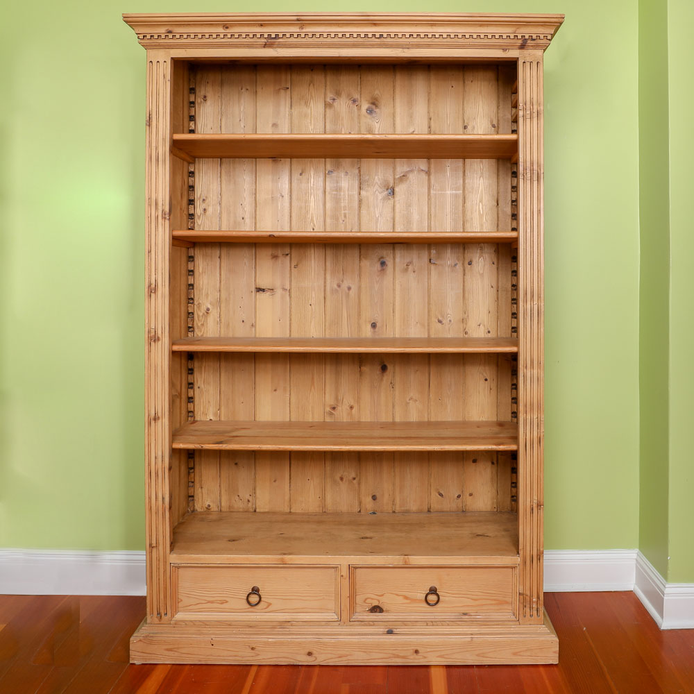 Rustic Pine Bookcase EBTH